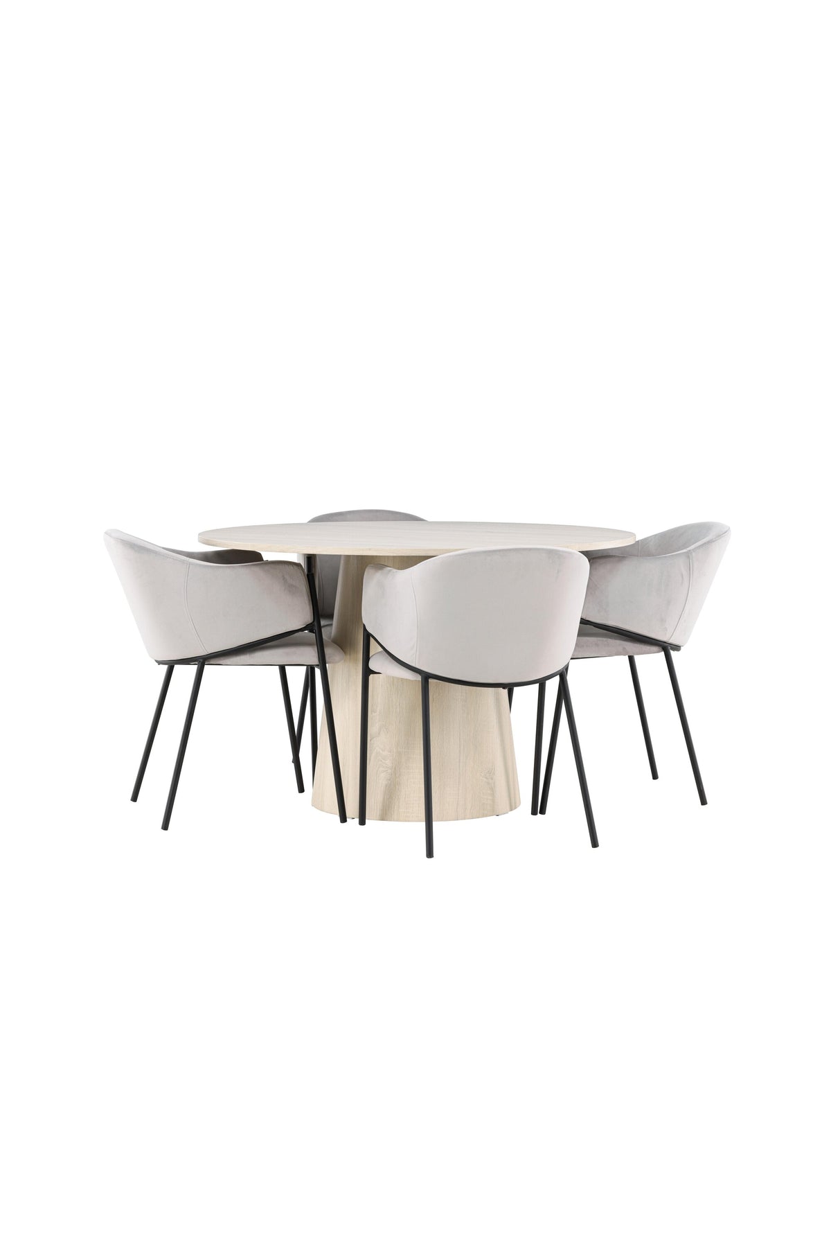 Lanzo Esstisch mit Evelina Stühlen in  präsentiert im Onlineshop von KAQTU Design AG. Bartischset ist von Venture Home