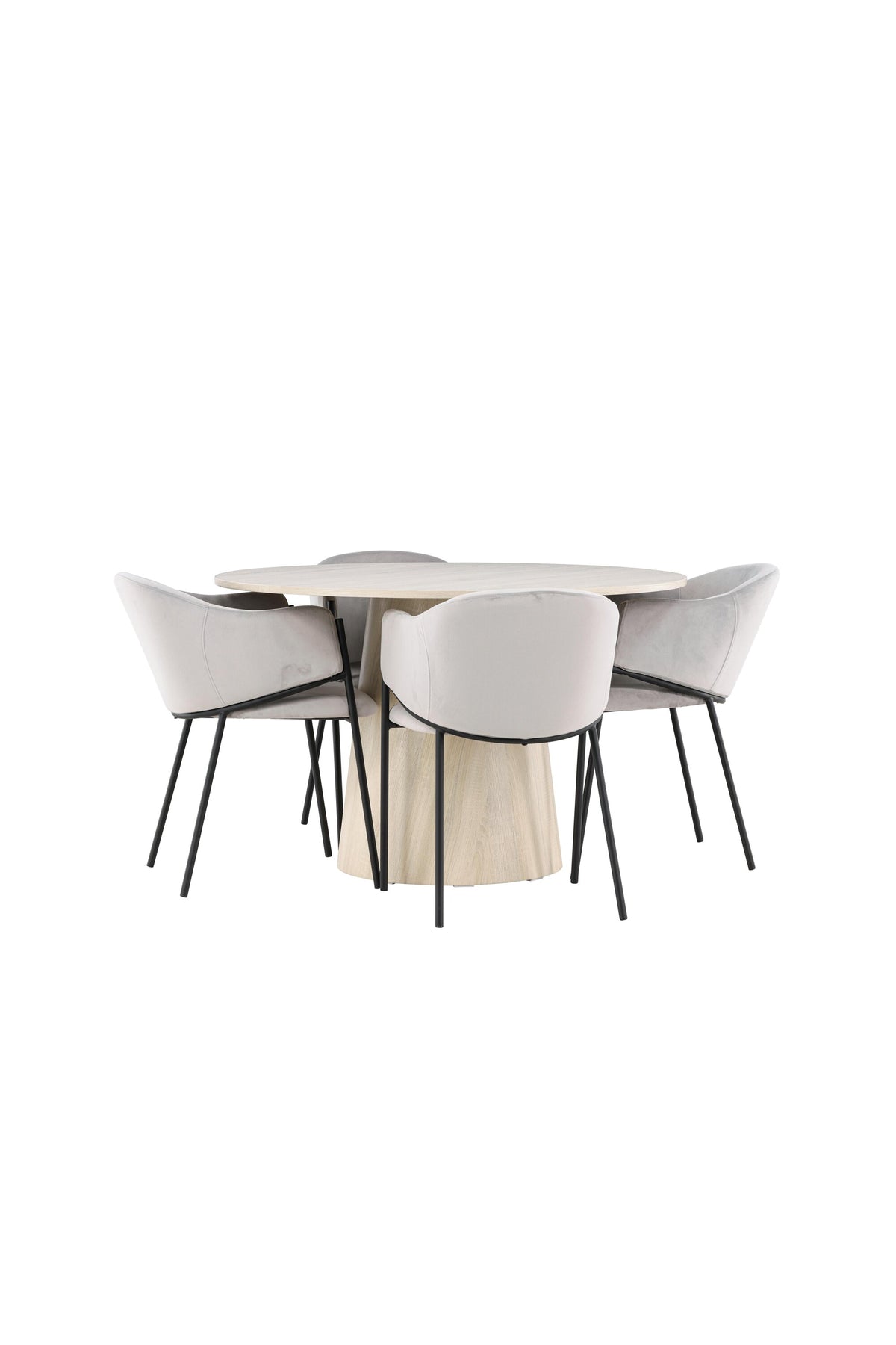 Lanzo Esstisch mit Evelina Stühlen in  präsentiert im Onlineshop von KAQTU Design AG. Bartischset ist von Venture Home