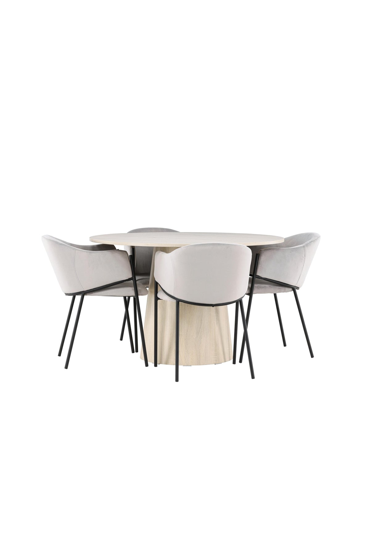 Lanzo Esstisch mit Evelina Stühlen in  präsentiert im Onlineshop von KAQTU Design AG. Bartischset ist von Venture Home