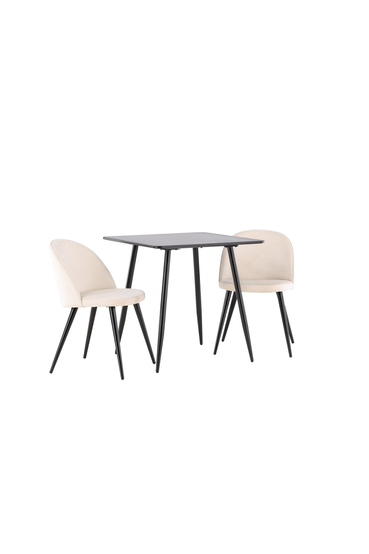 Polar Esstisch mit Velvet Stühlen in  präsentiert im Onlineshop von KAQTU Design AG. Esszimmerset ist von Venture Home