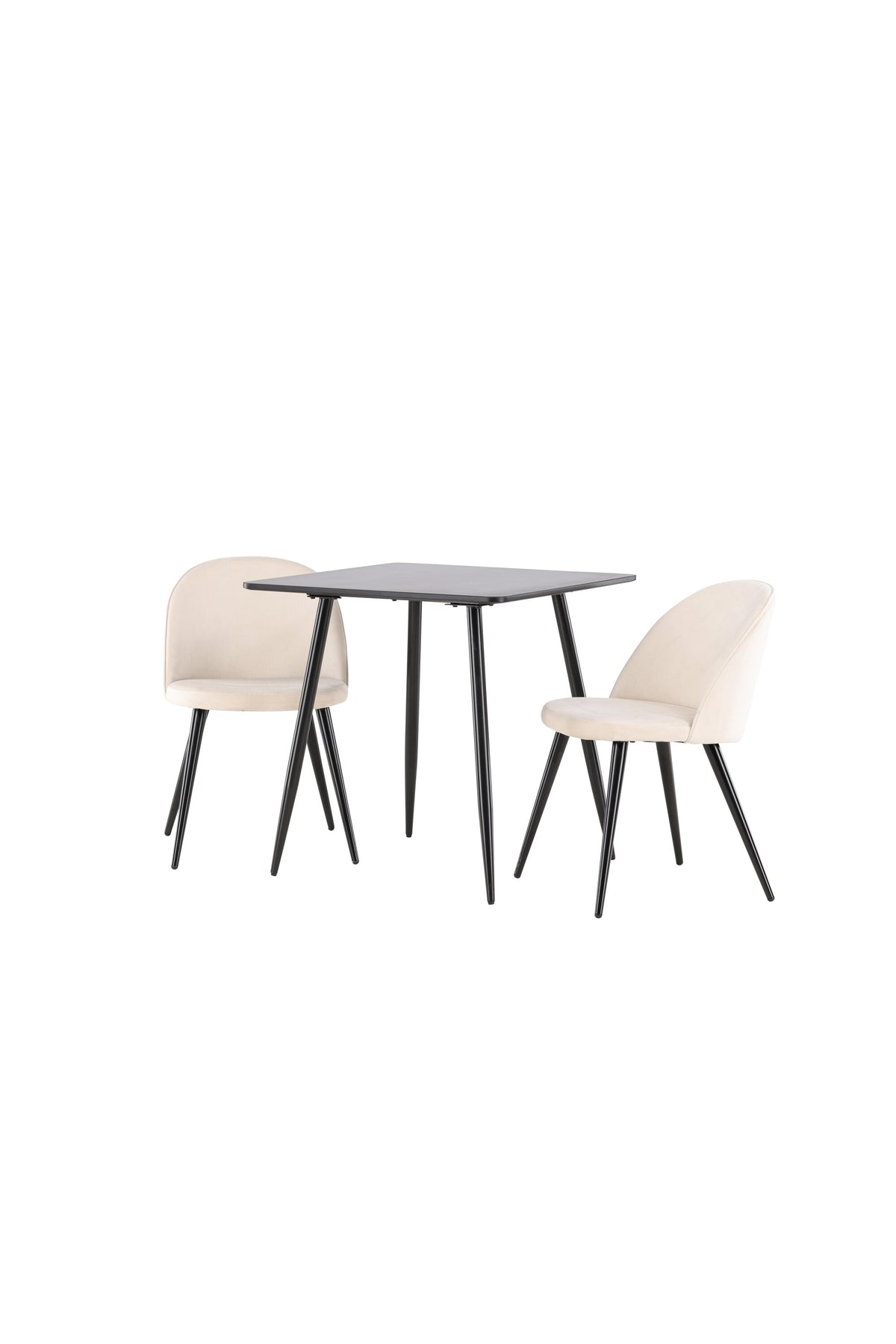 Polar Esstisch mit Velvet Stühlen in  präsentiert im Onlineshop von KAQTU Design AG. Esszimmerset ist von Venture Home
