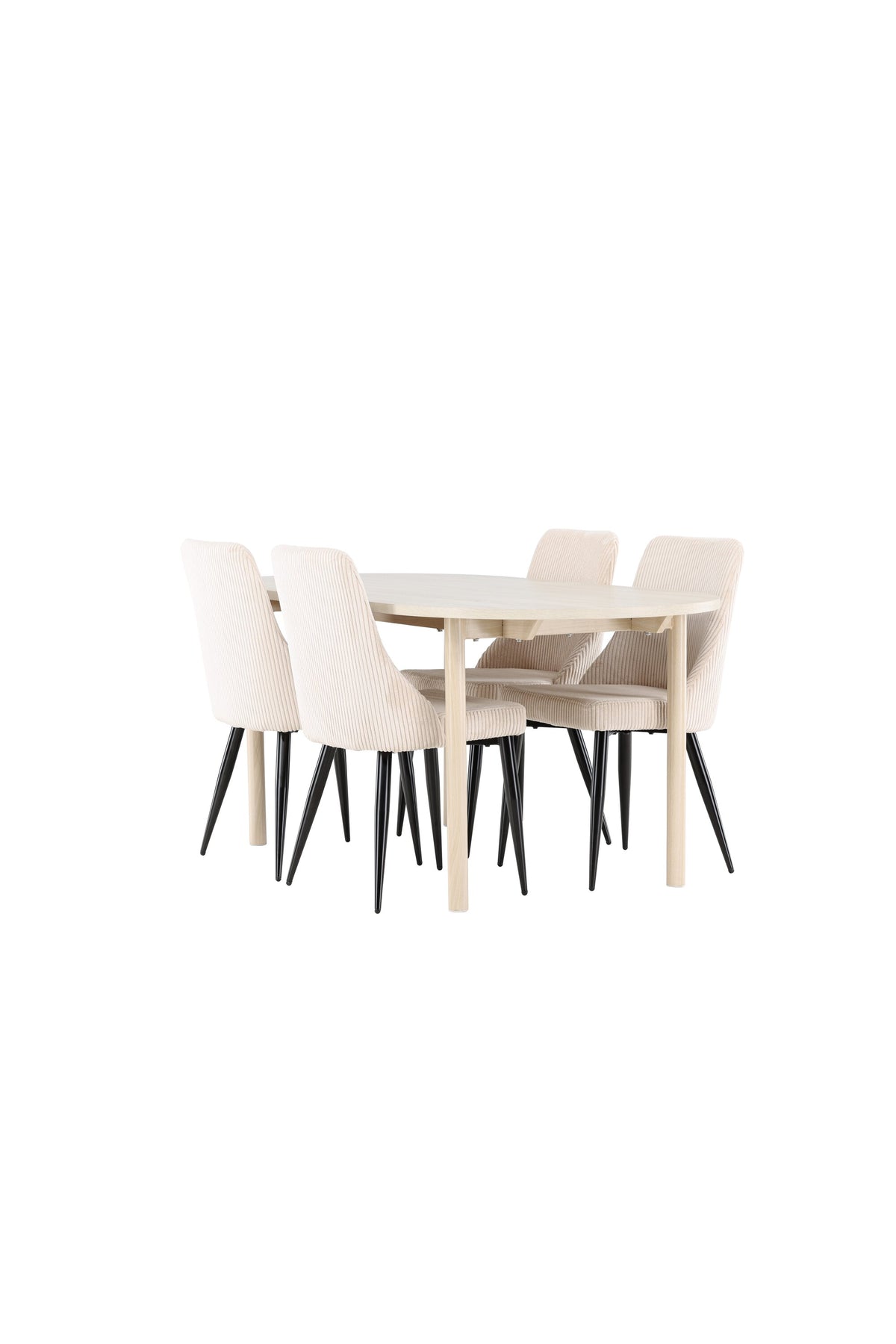 Andy Esstisch mit Leone Stühlen in  präsentiert im Onlineshop von KAQTU Design AG. Esszimmerset ist von Venture Home
