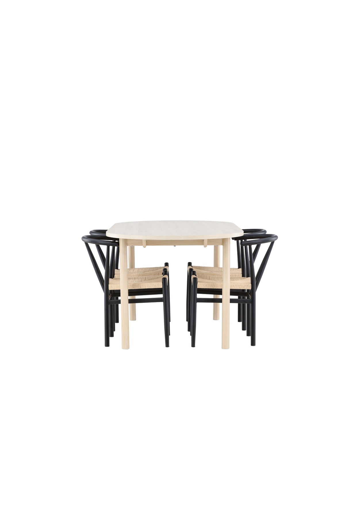 Andy Esstisch mit Alfons Stühlen in  präsentiert im Onlineshop von KAQTU Design AG. Esszimmerset ist von Venture Home