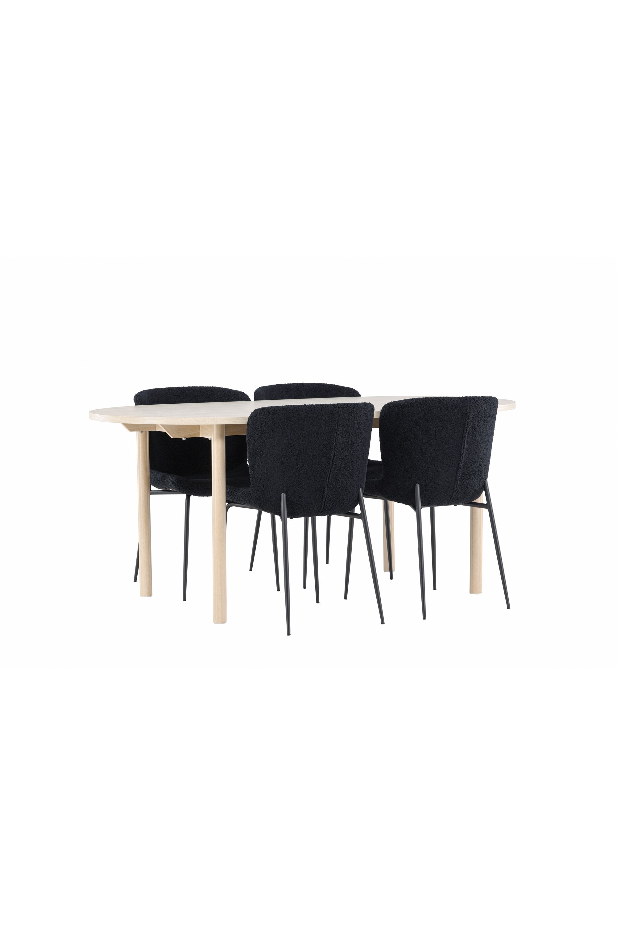 Andy Esstisch mit Modesto Stühlen in  präsentiert im Onlineshop von KAQTU Design AG. Esszimmerset ist von Venture Home