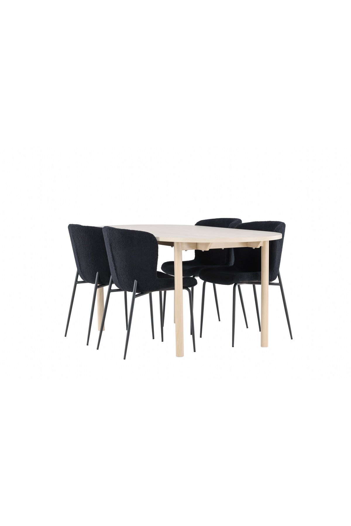 Andy Esstisch mit Modesto Stühlen in  präsentiert im Onlineshop von KAQTU Design AG. Esszimmerset ist von Venture Home