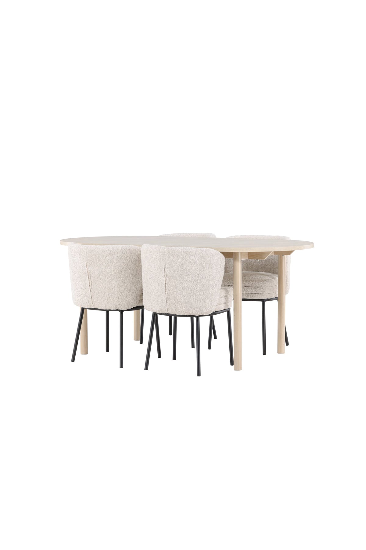 Andy Esstisch mit Agnes Stühlen in  präsentiert im Onlineshop von KAQTU Design AG. Esszimmerset ist von Venture Home