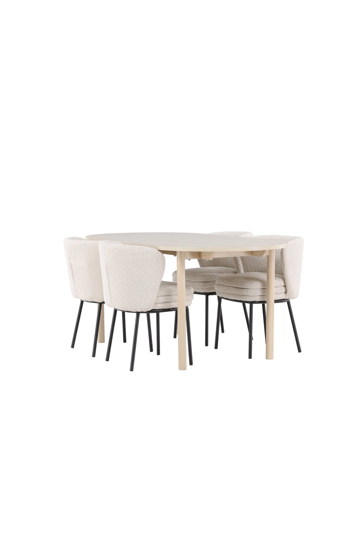 Andy Esstisch mit Agnes Stühlen in  präsentiert im Onlineshop von KAQTU Design AG. Esszimmerset ist von Venture Home