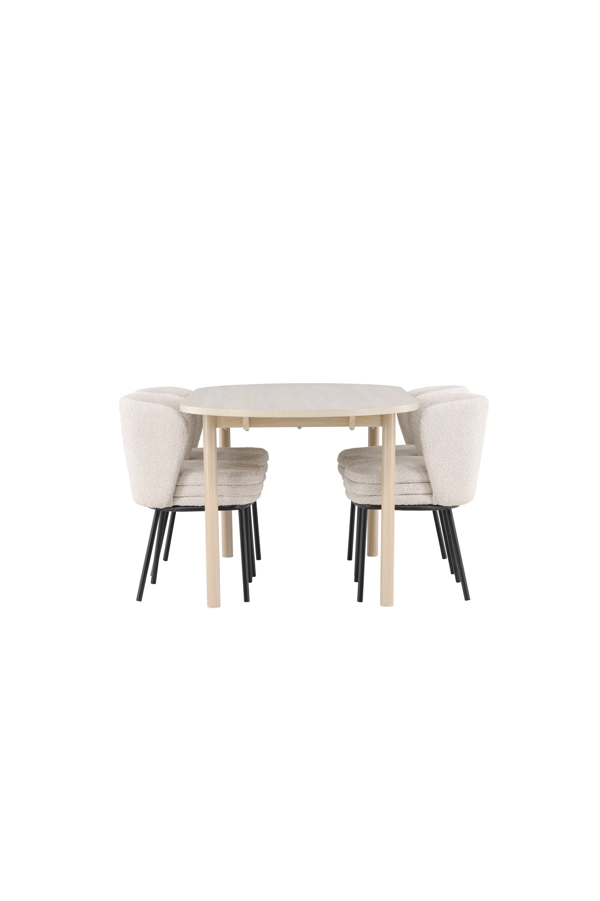 Andy Esstisch mit Agnes Stühlen in  präsentiert im Onlineshop von KAQTU Design AG. Esszimmerset ist von Venture Home