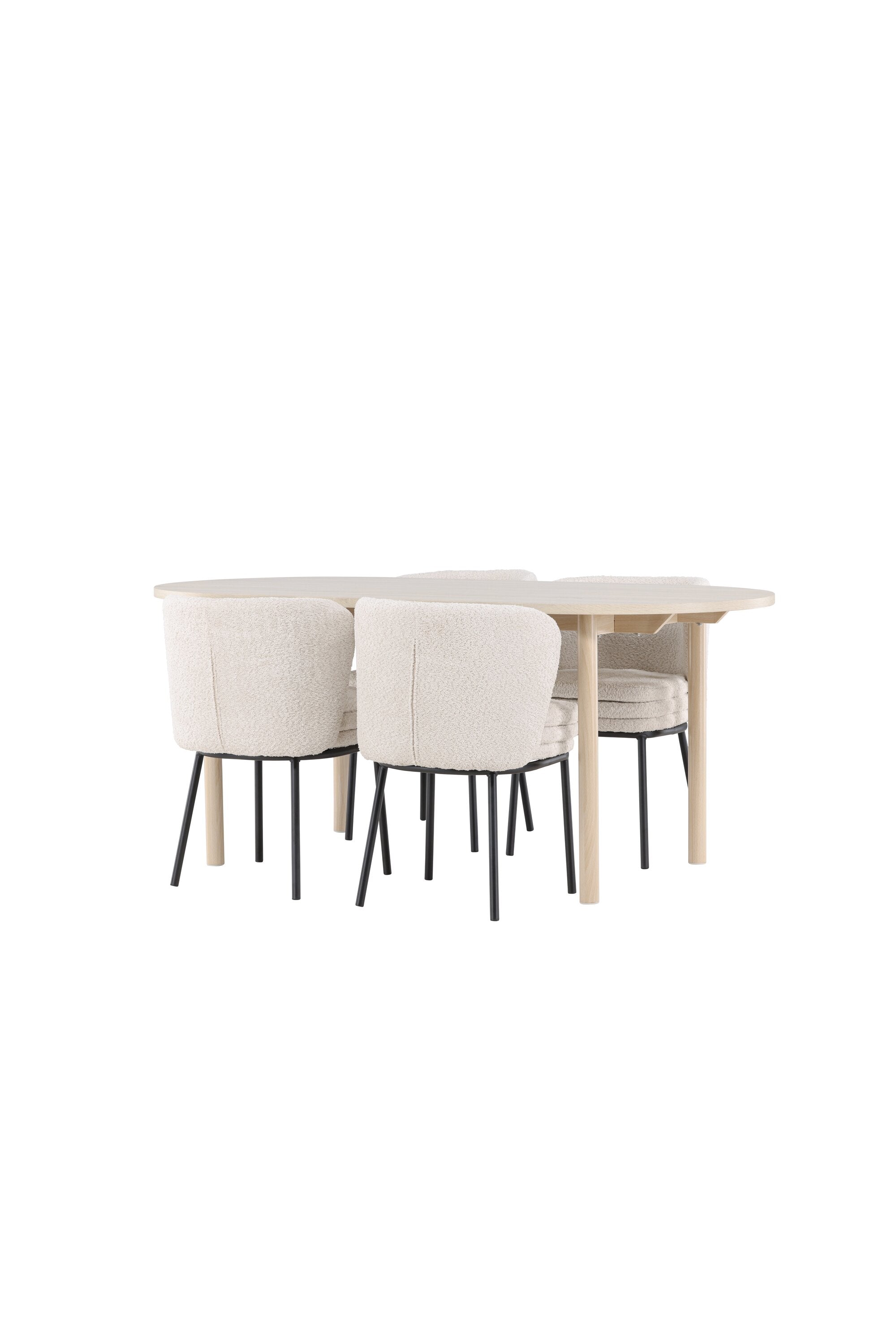 Andy Esstisch mit Agnes Stühlen in  präsentiert im Onlineshop von KAQTU Design AG. Esszimmerset ist von Venture Home