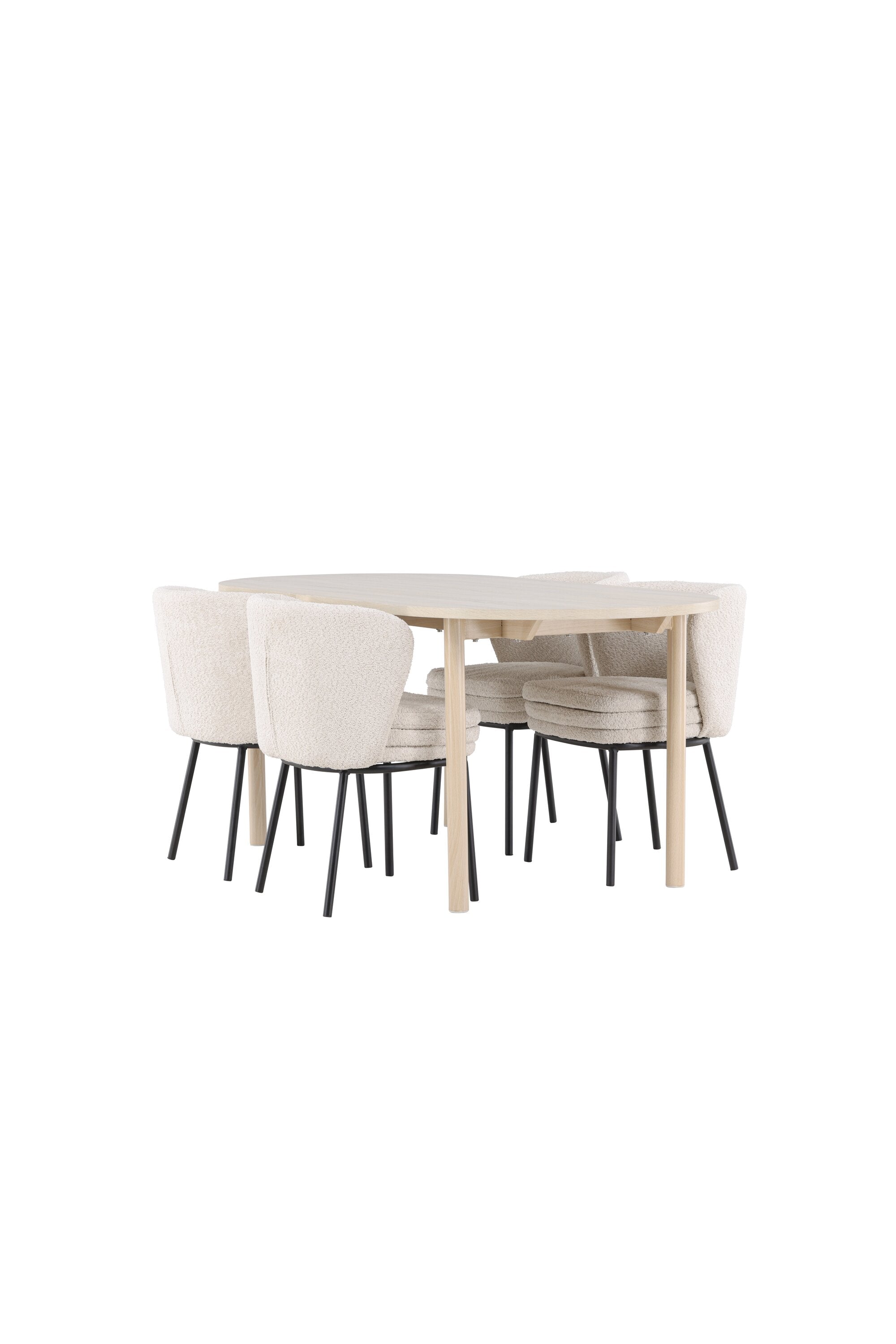 Andy Esstisch mit Agnes Stühlen in  präsentiert im Onlineshop von KAQTU Design AG. Esszimmerset ist von Venture Home