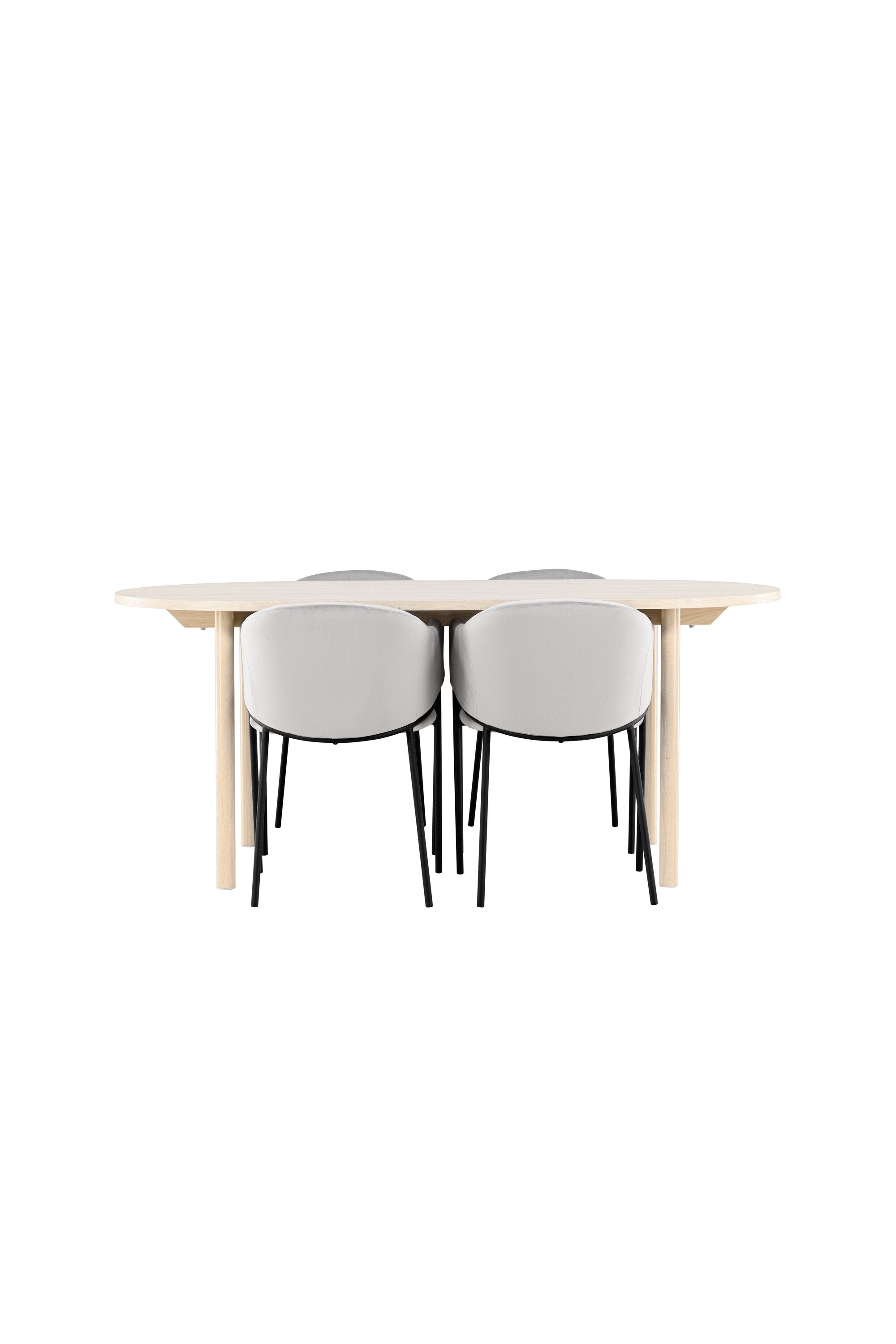 Tisch Andy mit Stühlen Evelina in  präsentiert im Onlineshop von KAQTU Design AG. Esszimmerset ist von Venture Home