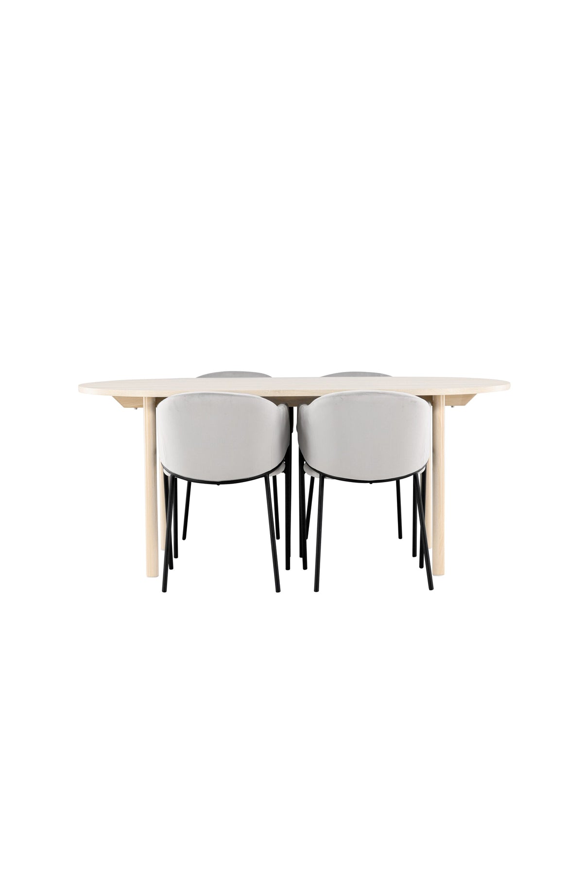 Tisch Andy mit Stühlen Evelina in  präsentiert im Onlineshop von KAQTU Design AG. Esszimmerset ist von Venture Home