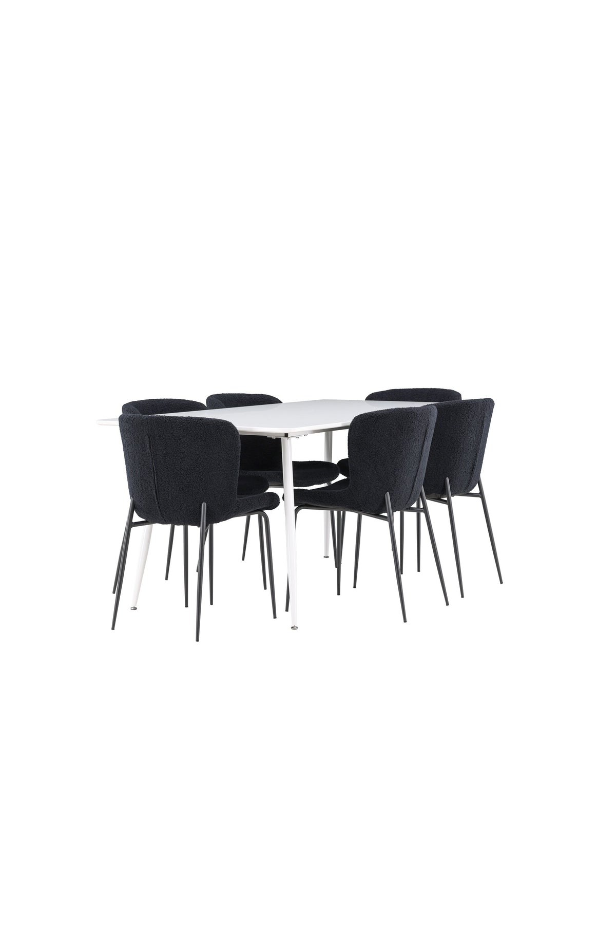 Silar Esstisch mit Modesto Stühlen in  präsentiert im Onlineshop von KAQTU Design AG. Esszimmerset ist von Venture Home