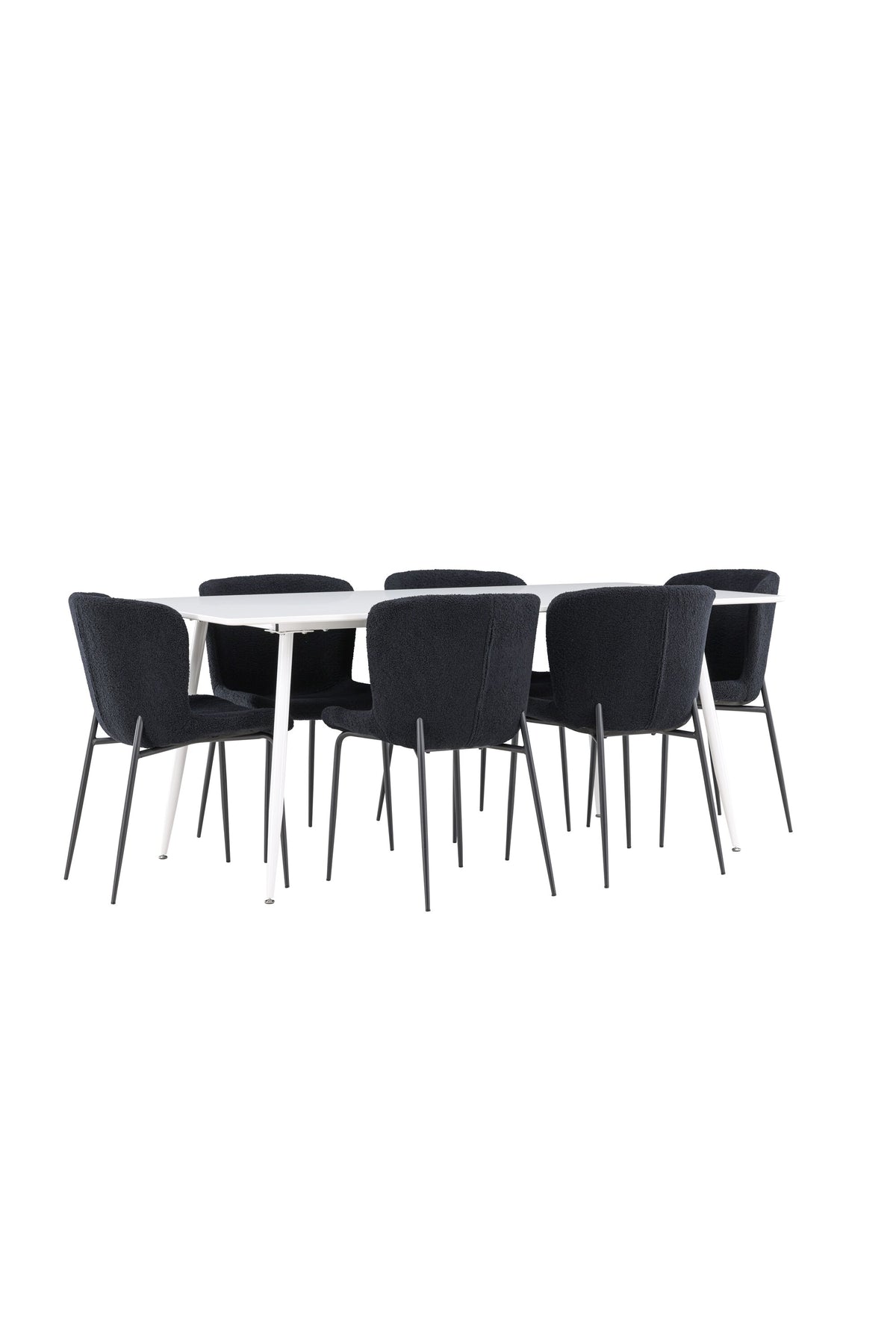 Silar Esstisch mit Modesto Stühlen in  präsentiert im Onlineshop von KAQTU Design AG. Esszimmerset ist von Venture Home