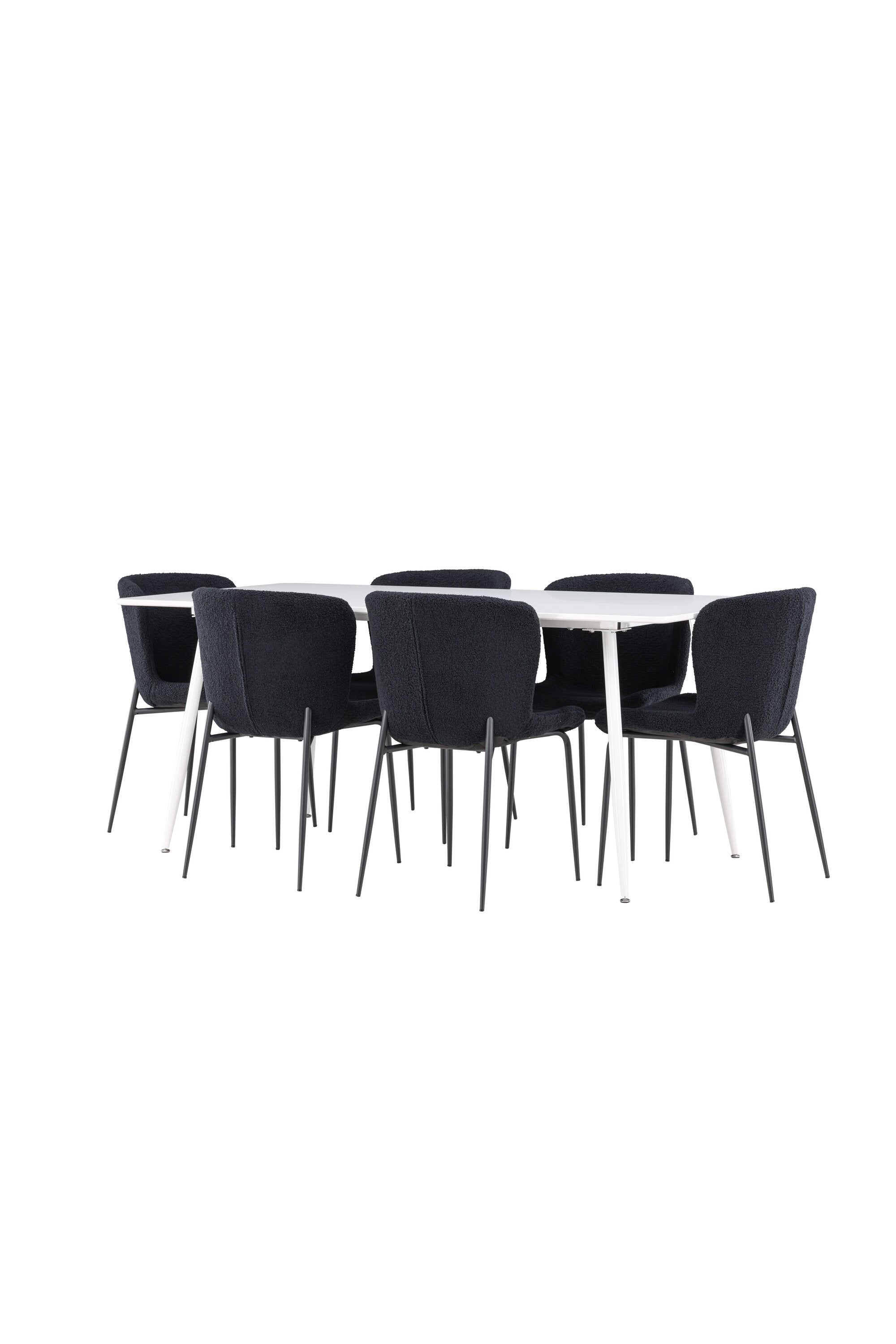 Silar Esstisch mit Modesto Stühlen in  präsentiert im Onlineshop von KAQTU Design AG. Esszimmerset ist von Venture Home