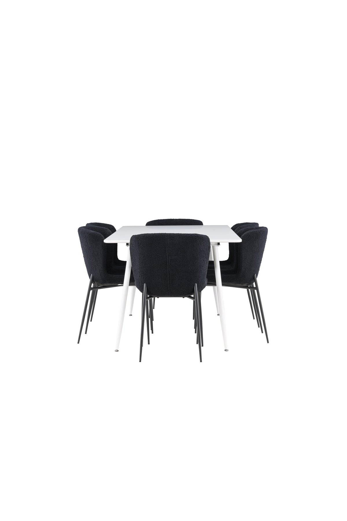 Silar Esstisch mit Modesto Stühlen in  präsentiert im Onlineshop von KAQTU Design AG. Esszimmerset ist von Venture Home