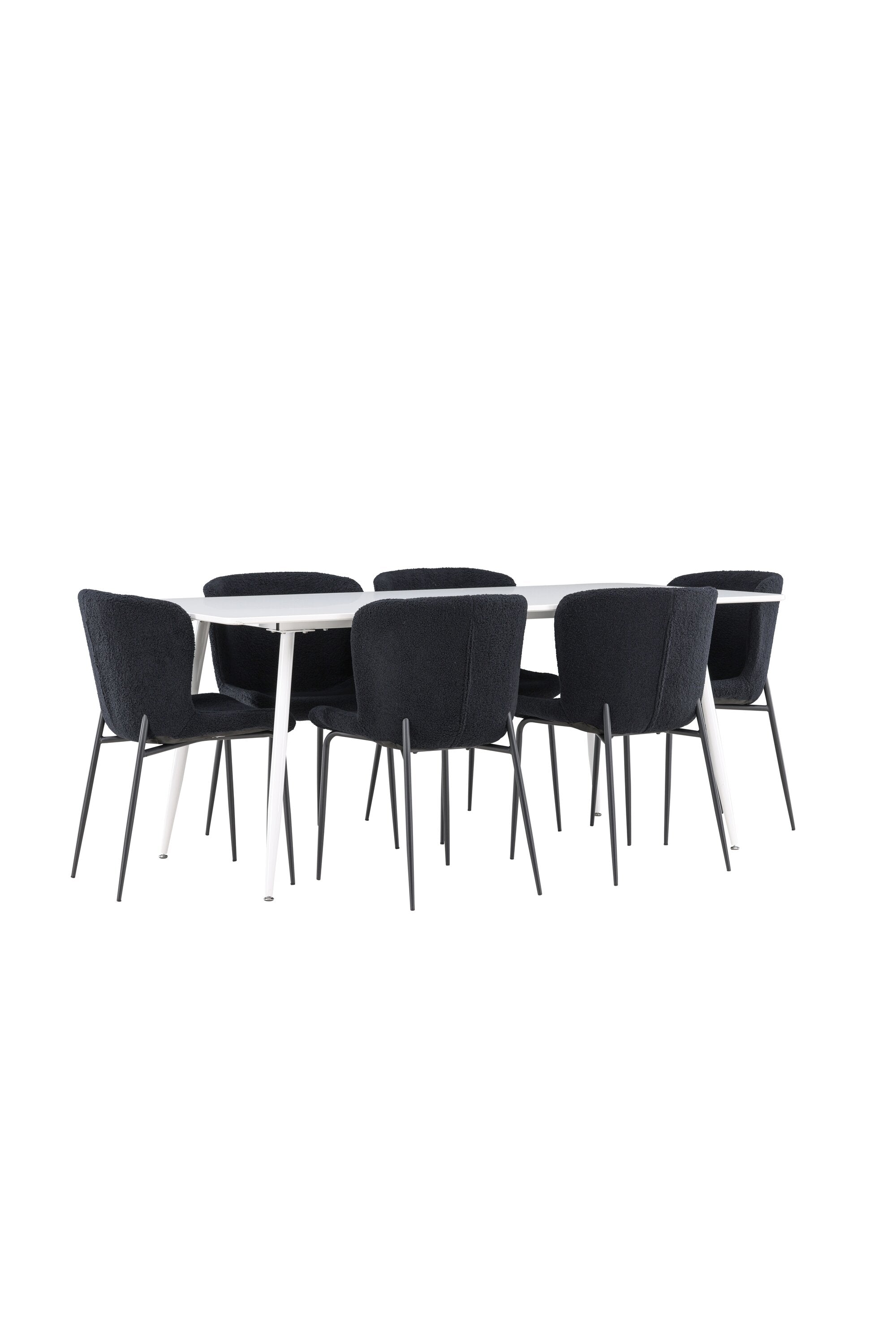 Silar Esstisch mit Modesto Stühlen in  präsentiert im Onlineshop von KAQTU Design AG. Esszimmerset ist von Venture Home