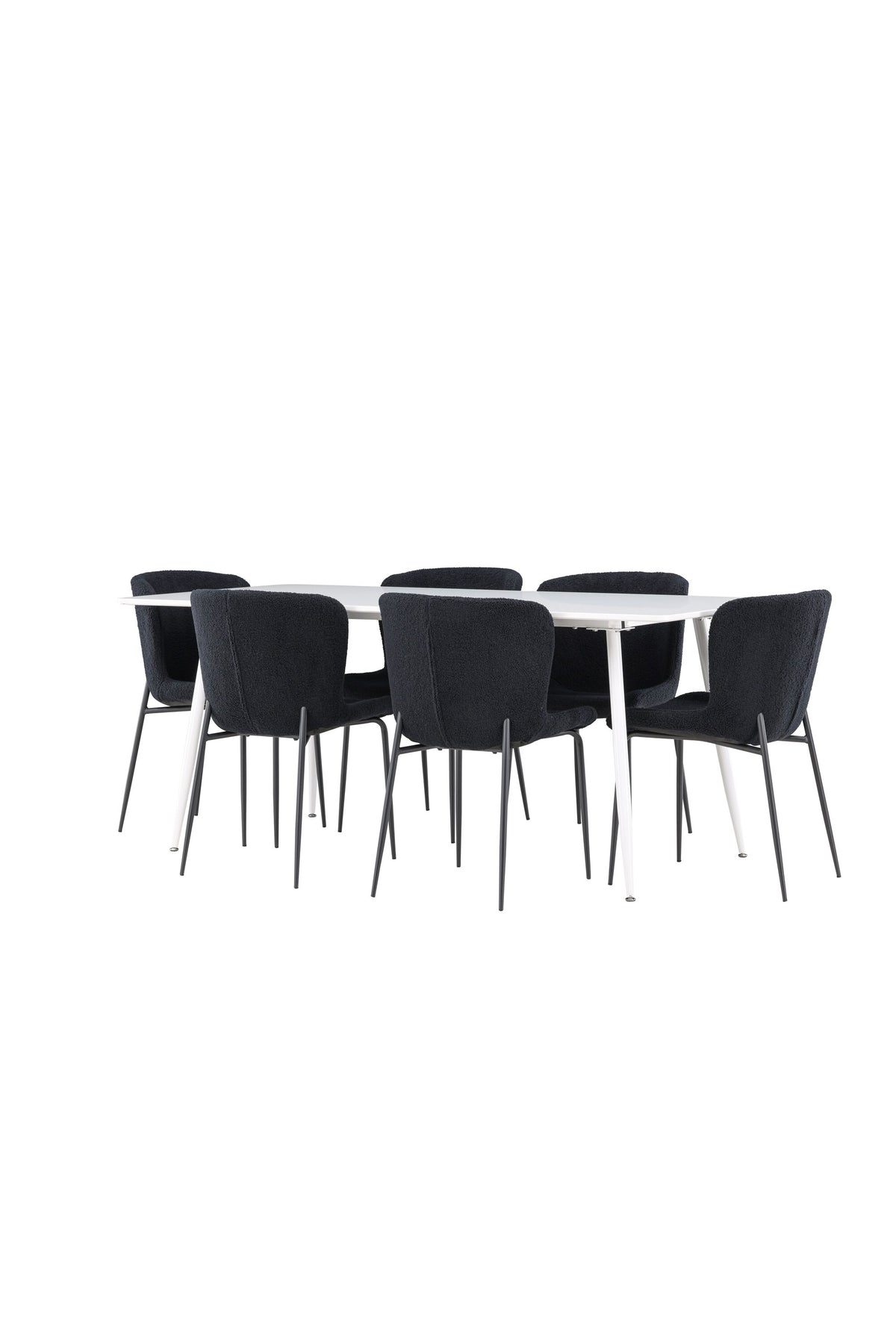 Silar Esstisch mit Modesto Stühlen in  präsentiert im Onlineshop von KAQTU Design AG. Esszimmerset ist von Venture Home