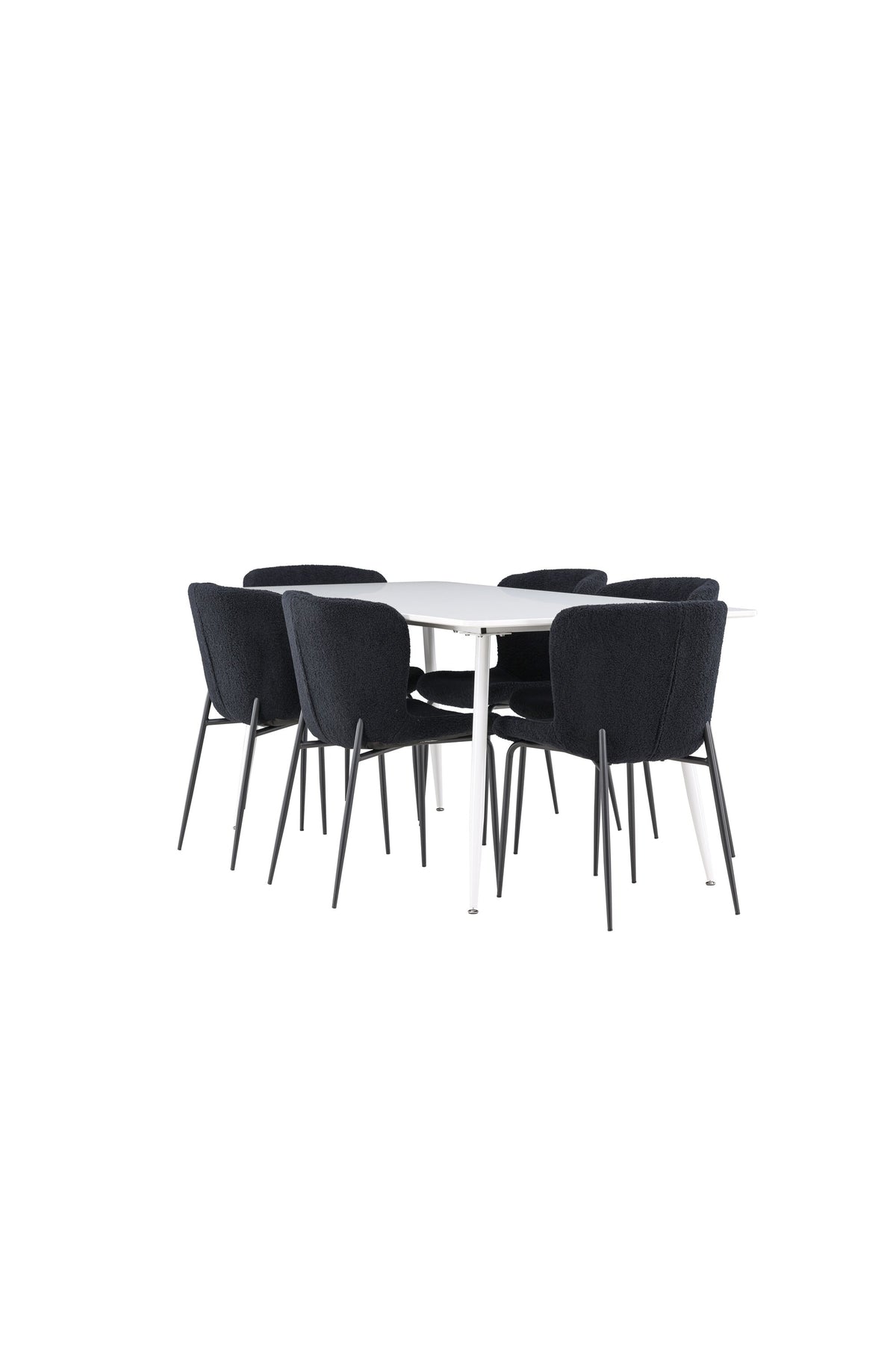 Silar Esstisch mit Modesto Stühlen in  präsentiert im Onlineshop von KAQTU Design AG. Esszimmerset ist von Venture Home