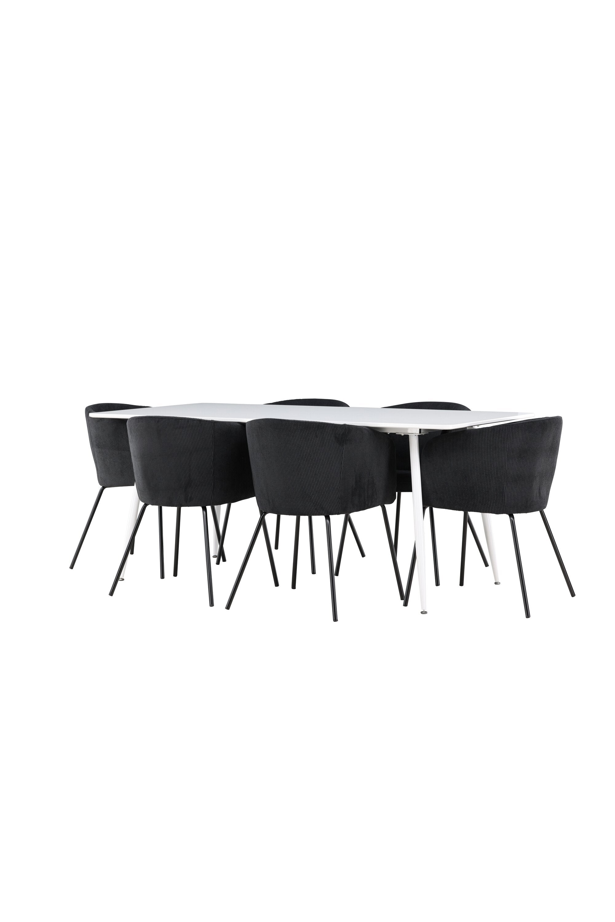 Silar Esstisch mit Stühlen von Berit in  präsentiert im Onlineshop von KAQTU Design AG. Esszimmerset ist von Venture Home