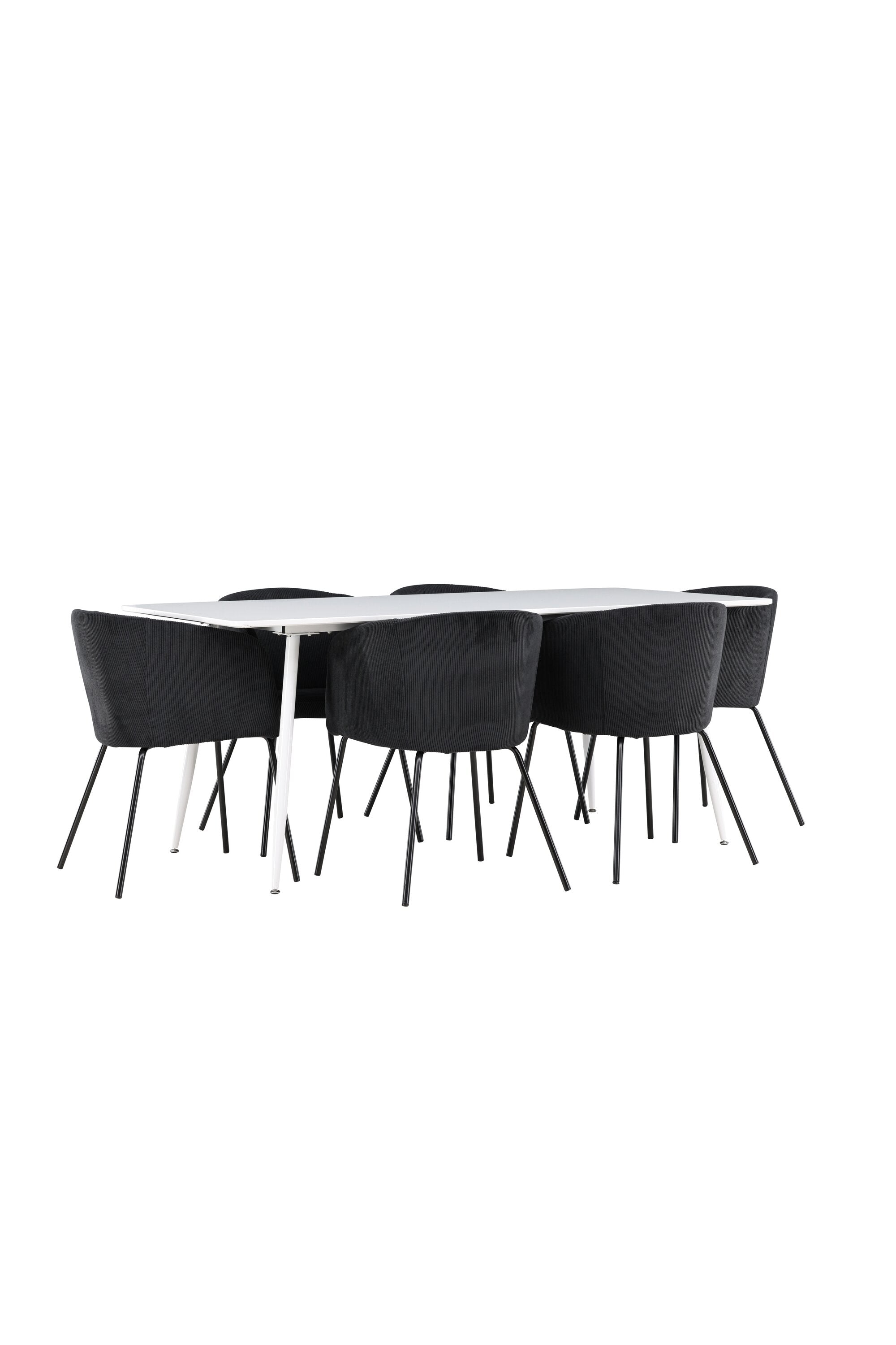 Silar Esstisch mit Stühlen von Berit in  präsentiert im Onlineshop von KAQTU Design AG. Esszimmerset ist von Venture Home