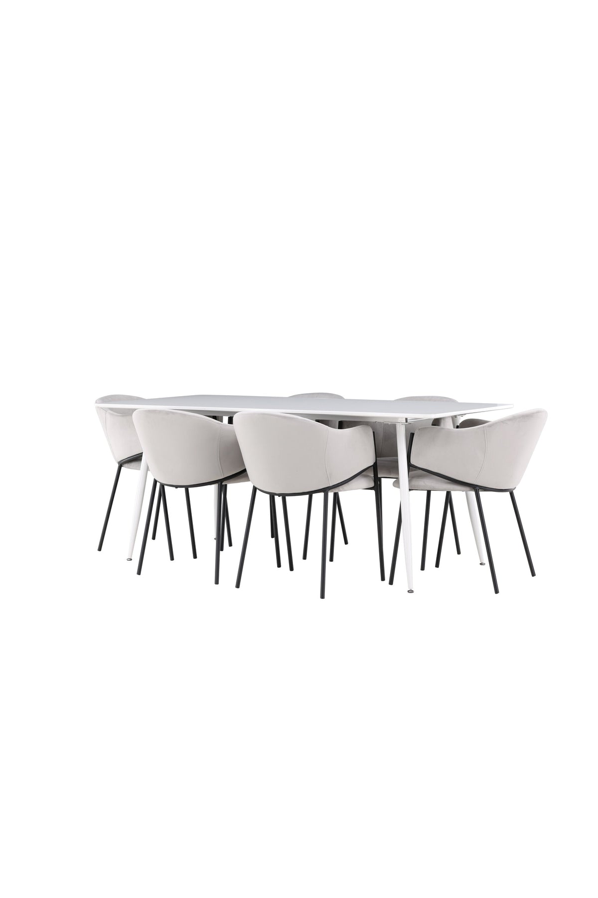 Silar Esstisch mit Evelina Stühlen in  präsentiert im Onlineshop von KAQTU Design AG. Esszimmerset ist von Venture Home