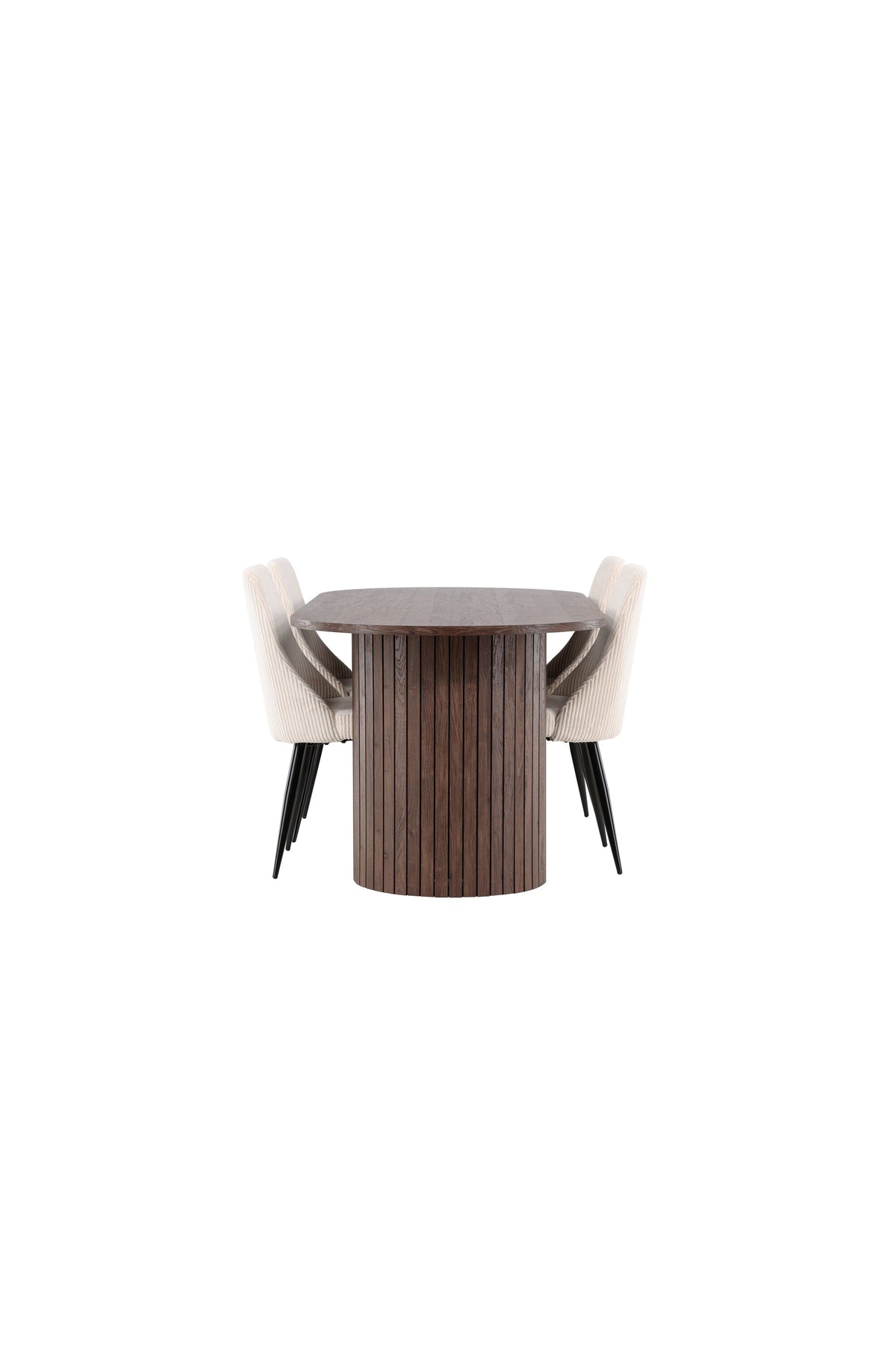 Härön Esstisch mit Leone Stühlen in  präsentiert im Onlineshop von KAQTU Design AG. Esszimmerset ist von Venture Home