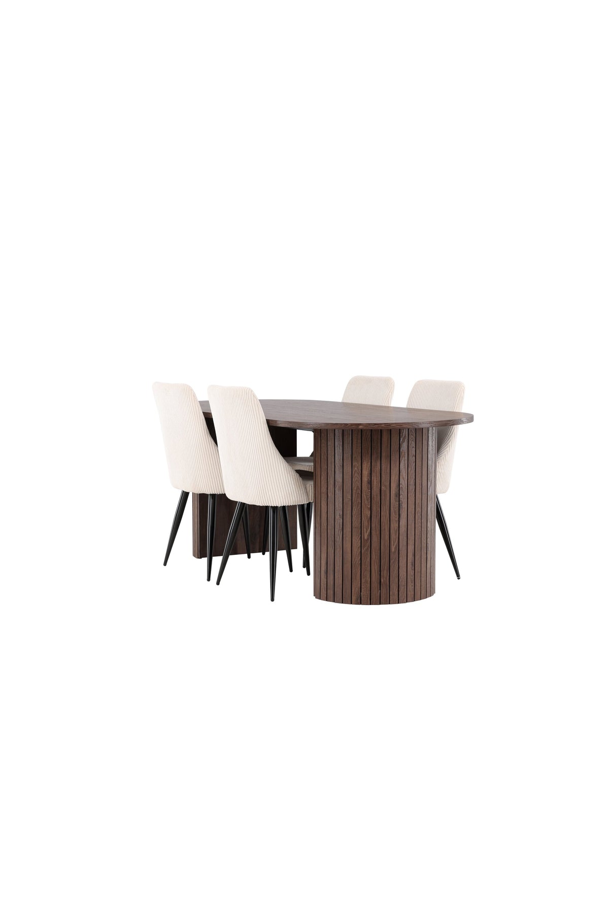 Härön Esstisch mit Leone Stühlen in  präsentiert im Onlineshop von KAQTU Design AG. Esszimmerset ist von Venture Home