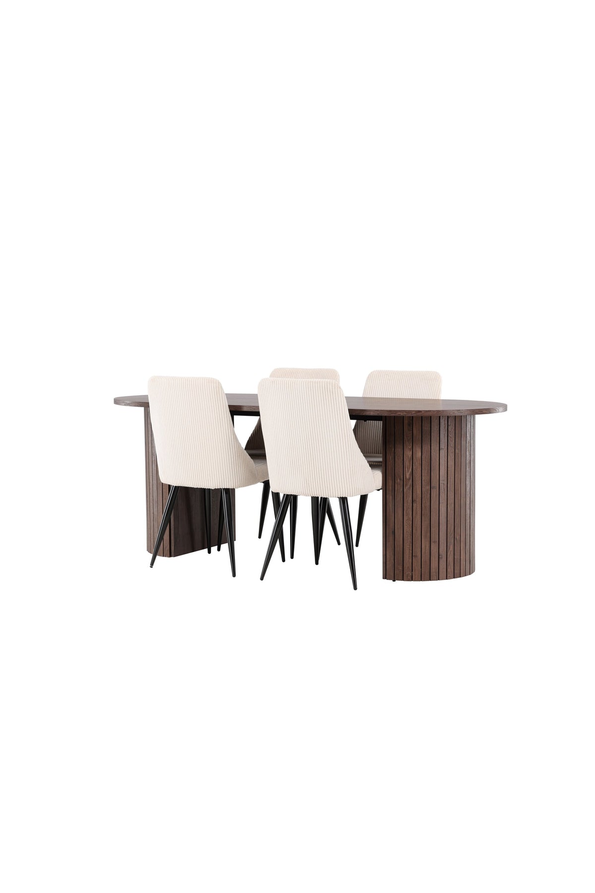 Härön Esstisch mit Leone Stühlen in  präsentiert im Onlineshop von KAQTU Design AG. Esszimmerset ist von Venture Home