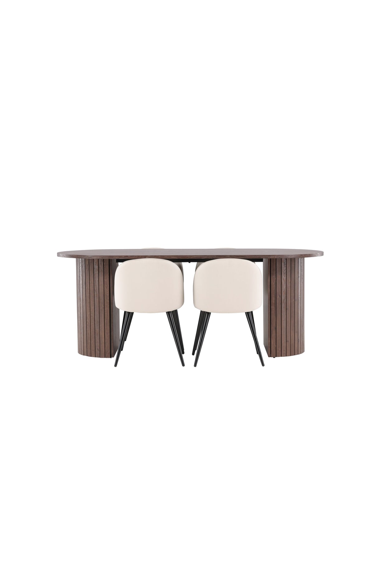 Härön Esstisch mit Velvet Stühlen in  präsentiert im Onlineshop von KAQTU Design AG. Esszimmerset ist von Venture Home