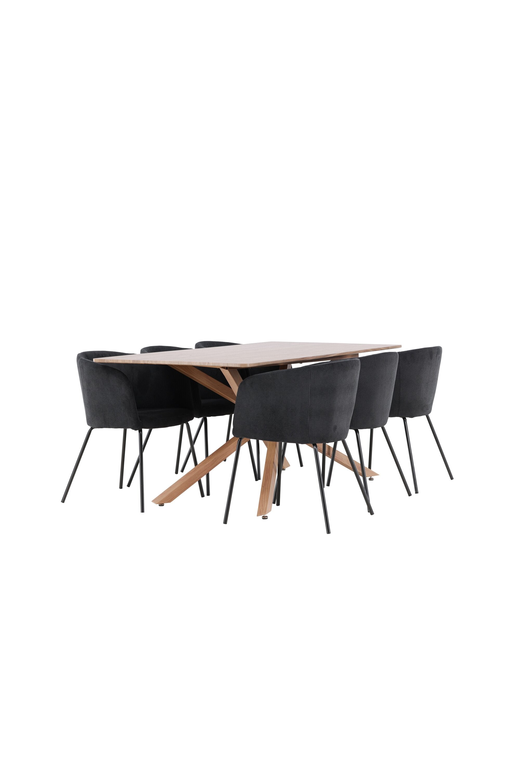 Piazza Esstisch mit Berit Stühlen in  präsentiert im Onlineshop von KAQTU Design AG. Esszimmerset ist von Venture Home
