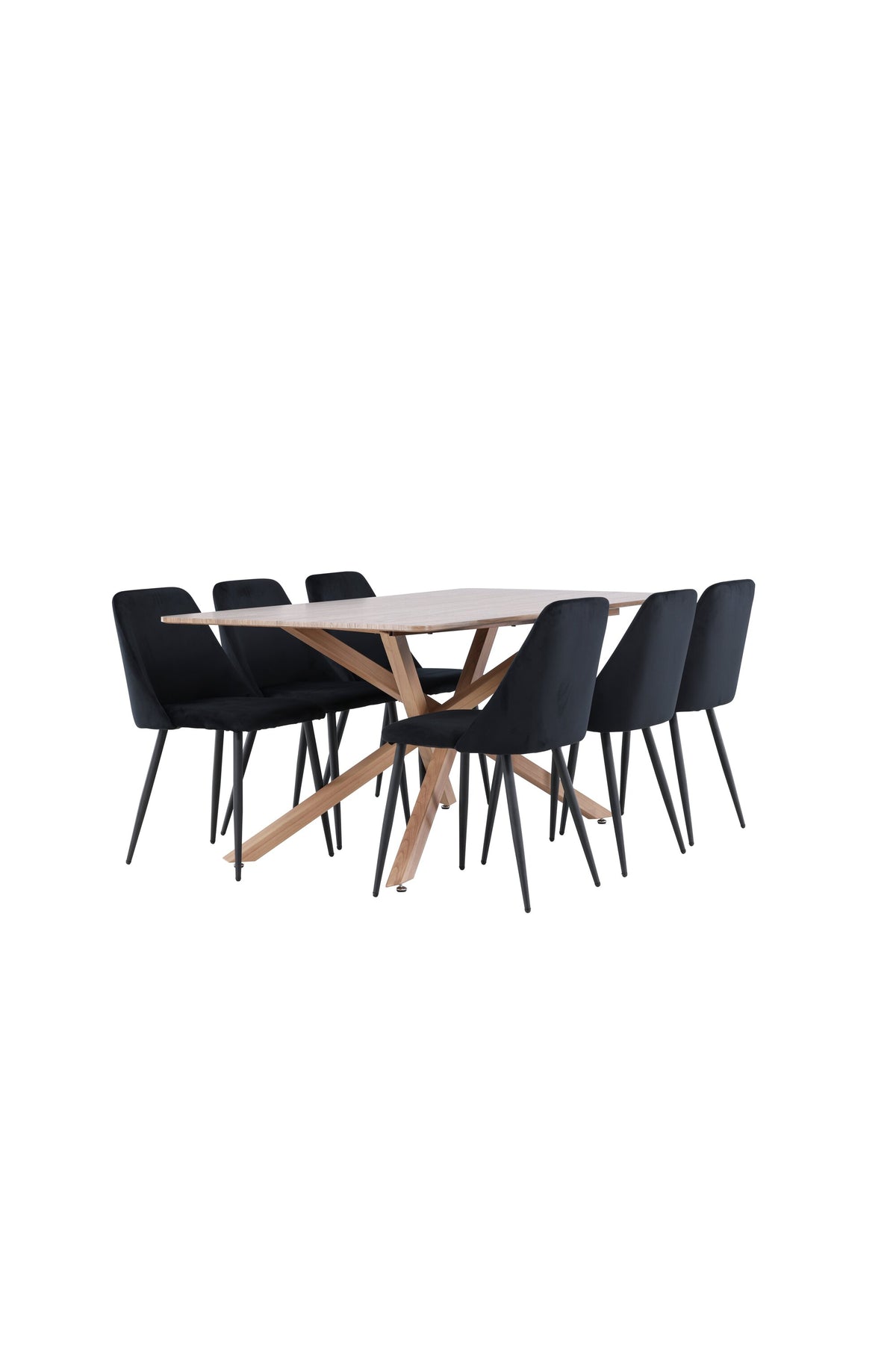 Piazza Esstisch mit Night Stühlen in  präsentiert im Onlineshop von KAQTU Design AG. Esszimmerset ist von Venture Home