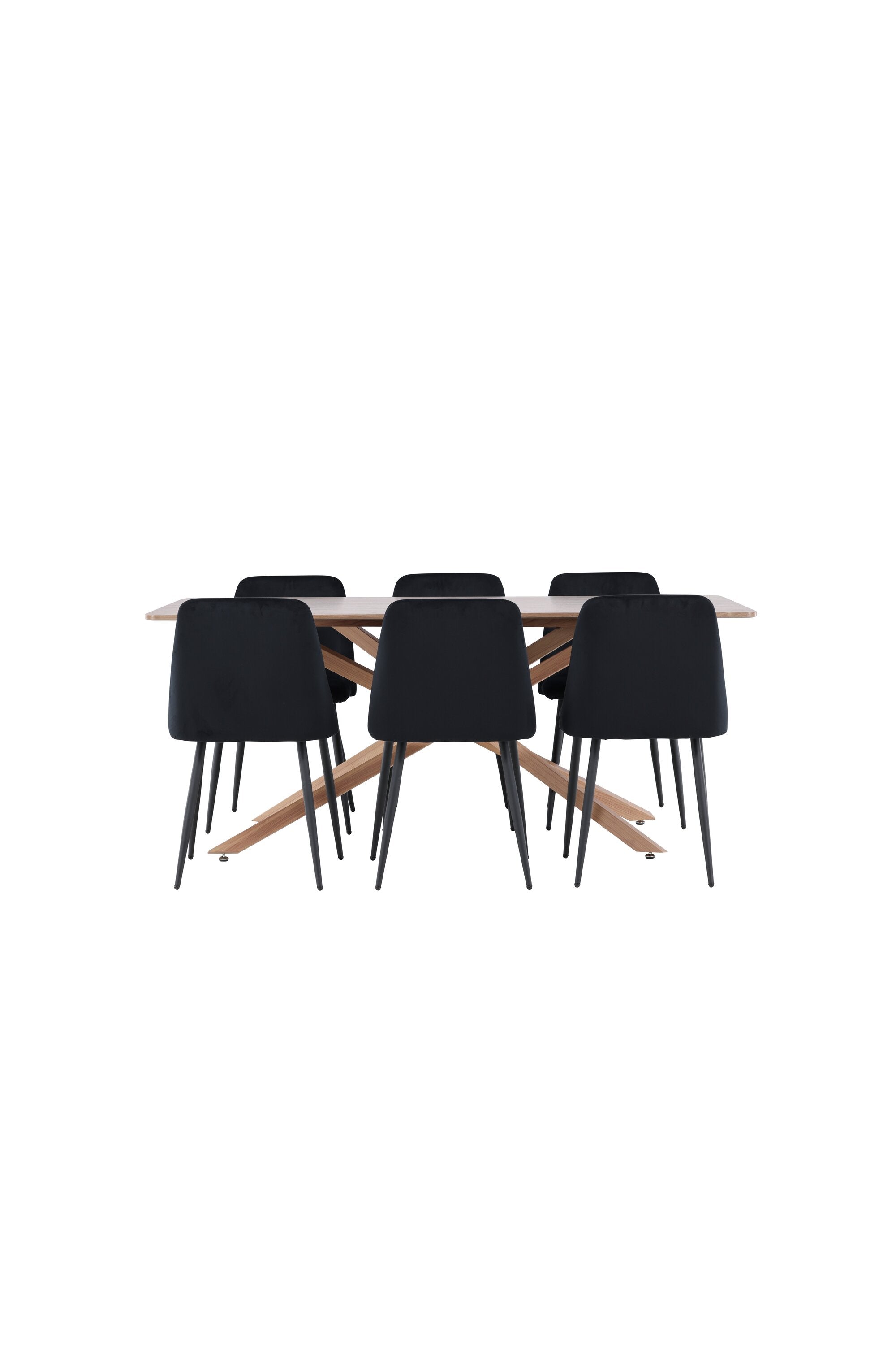 Piazza Esstisch mit Night Stühlen in  präsentiert im Onlineshop von KAQTU Design AG. Esszimmerset ist von Venture Home