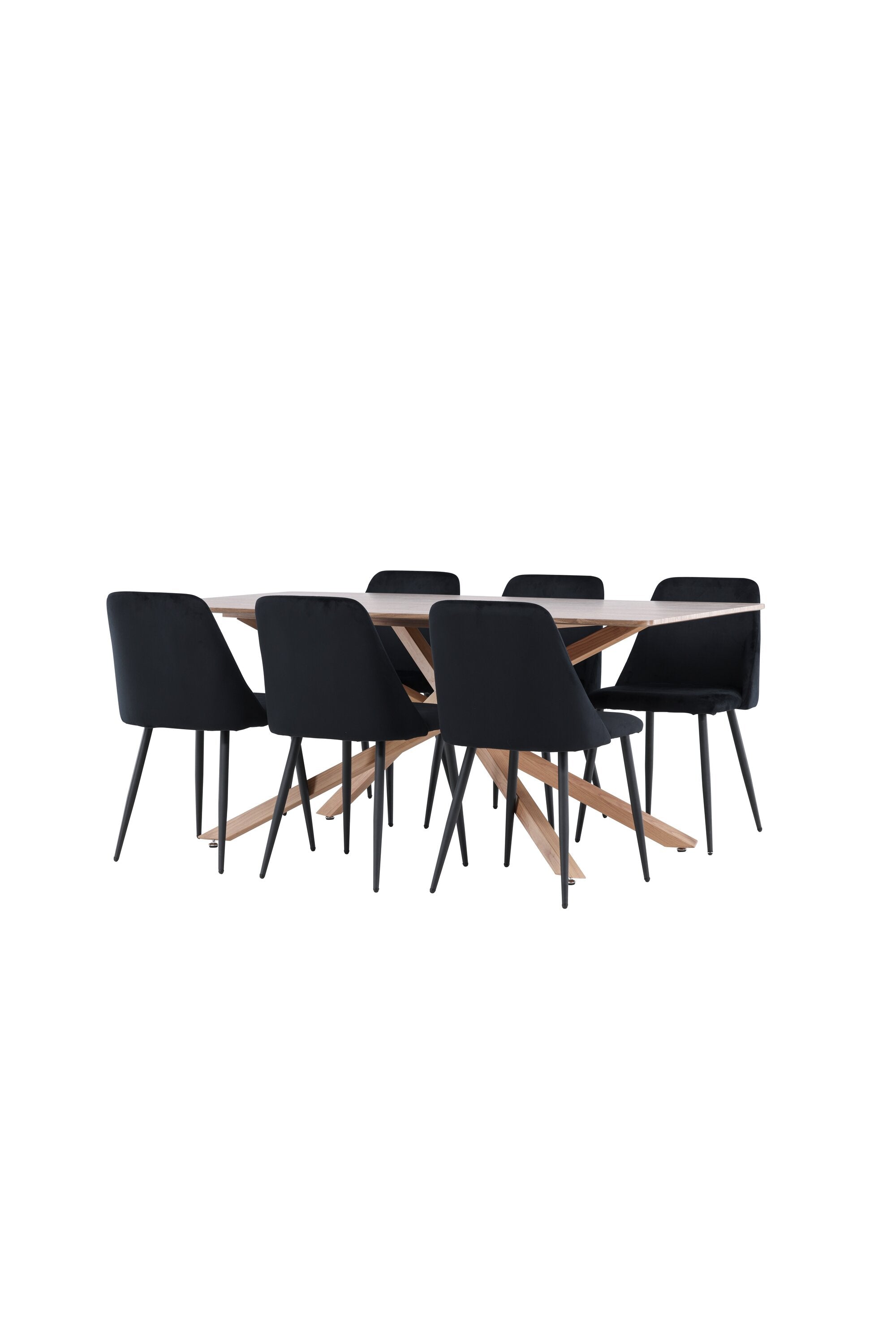 Piazza Esstisch mit Night Stühlen in  präsentiert im Onlineshop von KAQTU Design AG. Esszimmerset ist von Venture Home