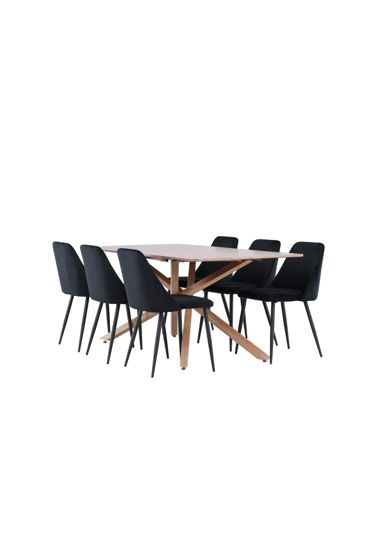 Piazza Esstisch mit Night Stühlen in  präsentiert im Onlineshop von KAQTU Design AG. Esszimmerset ist von Venture Home