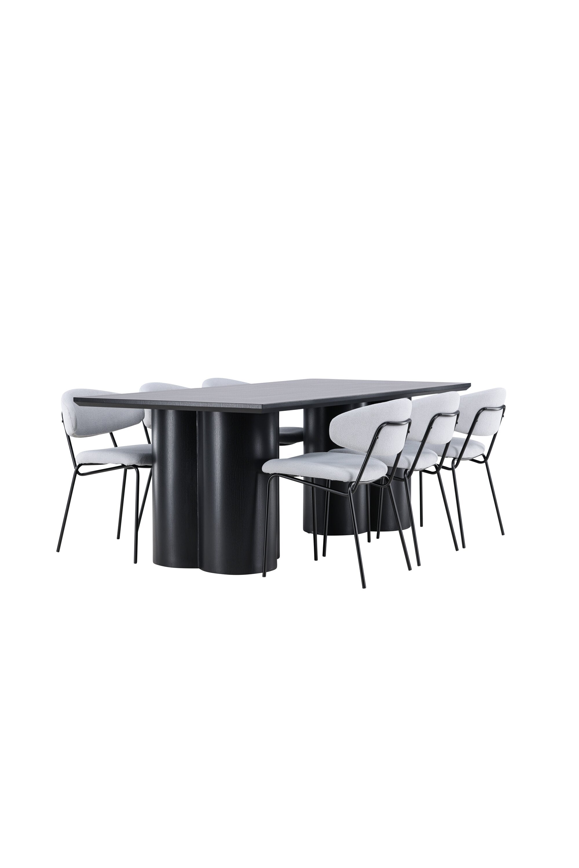 Esstisch Olivia mit Stühlen Chico in  präsentiert im Onlineshop von KAQTU Design AG. Esszimmerset ist von Venture Home