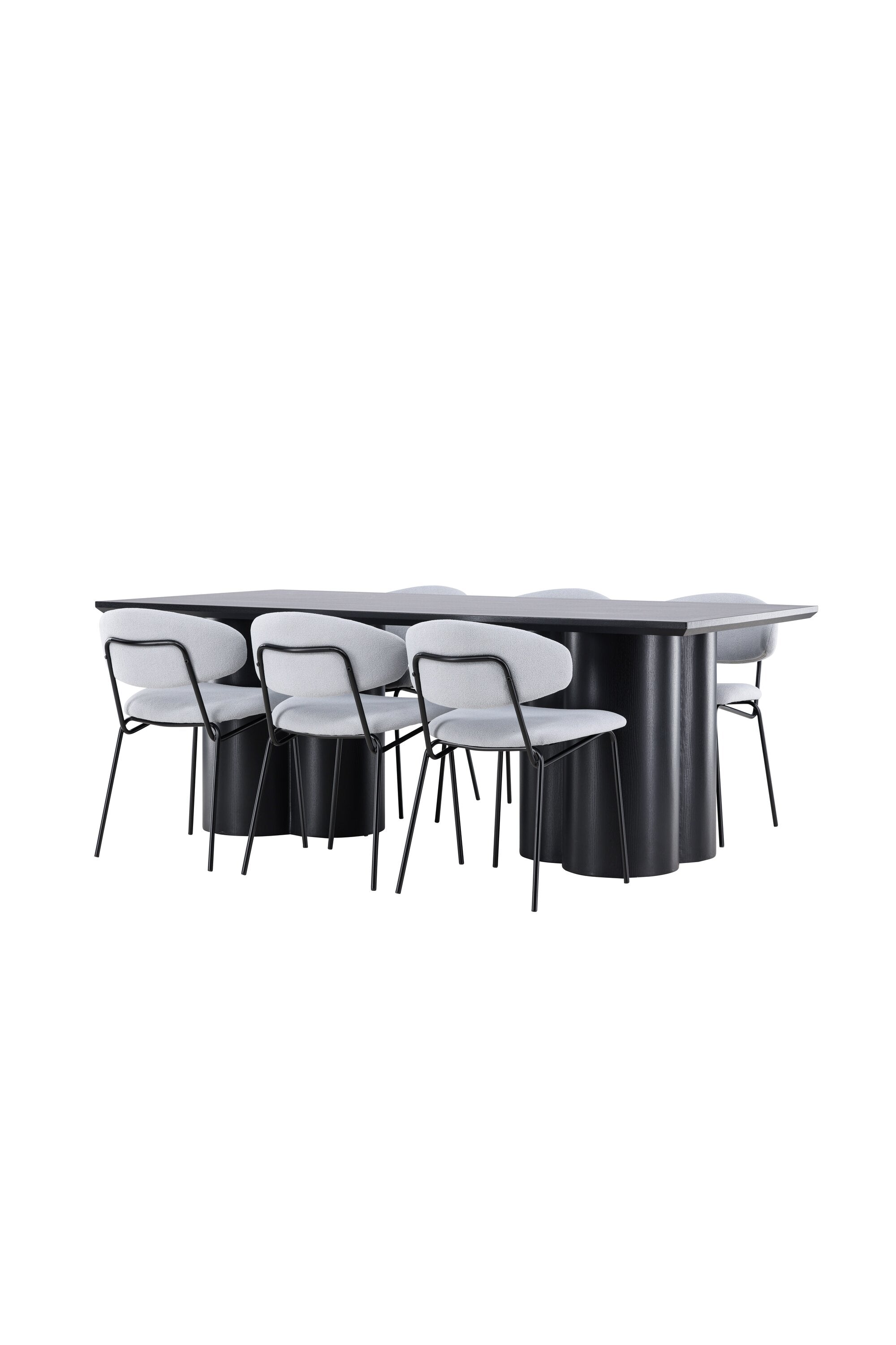 Esstisch Olivia mit Stühlen Chico in  präsentiert im Onlineshop von KAQTU Design AG. Esszimmerset ist von Venture Home