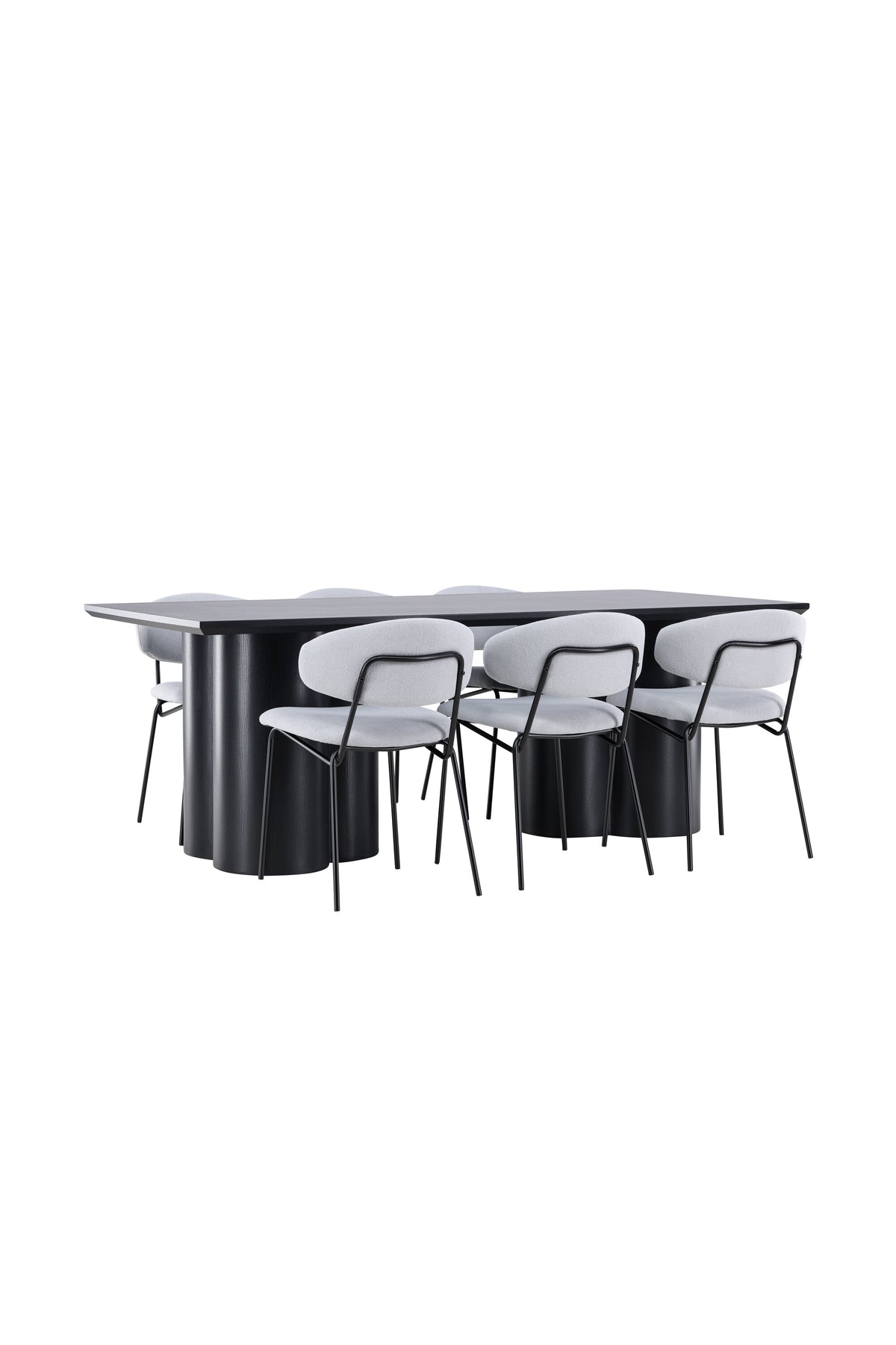 Esstisch Olivia mit Stühlen Chico in  präsentiert im Onlineshop von KAQTU Design AG. Esszimmerset ist von Venture Home