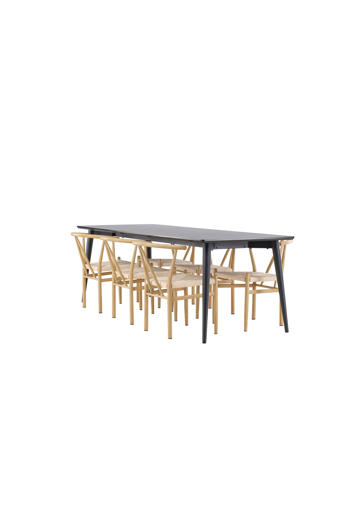 Ellis Esstisch mit Alfons Stühlen in  präsentiert im Onlineshop von KAQTU Design AG. Esszimmerset ist von Venture Home