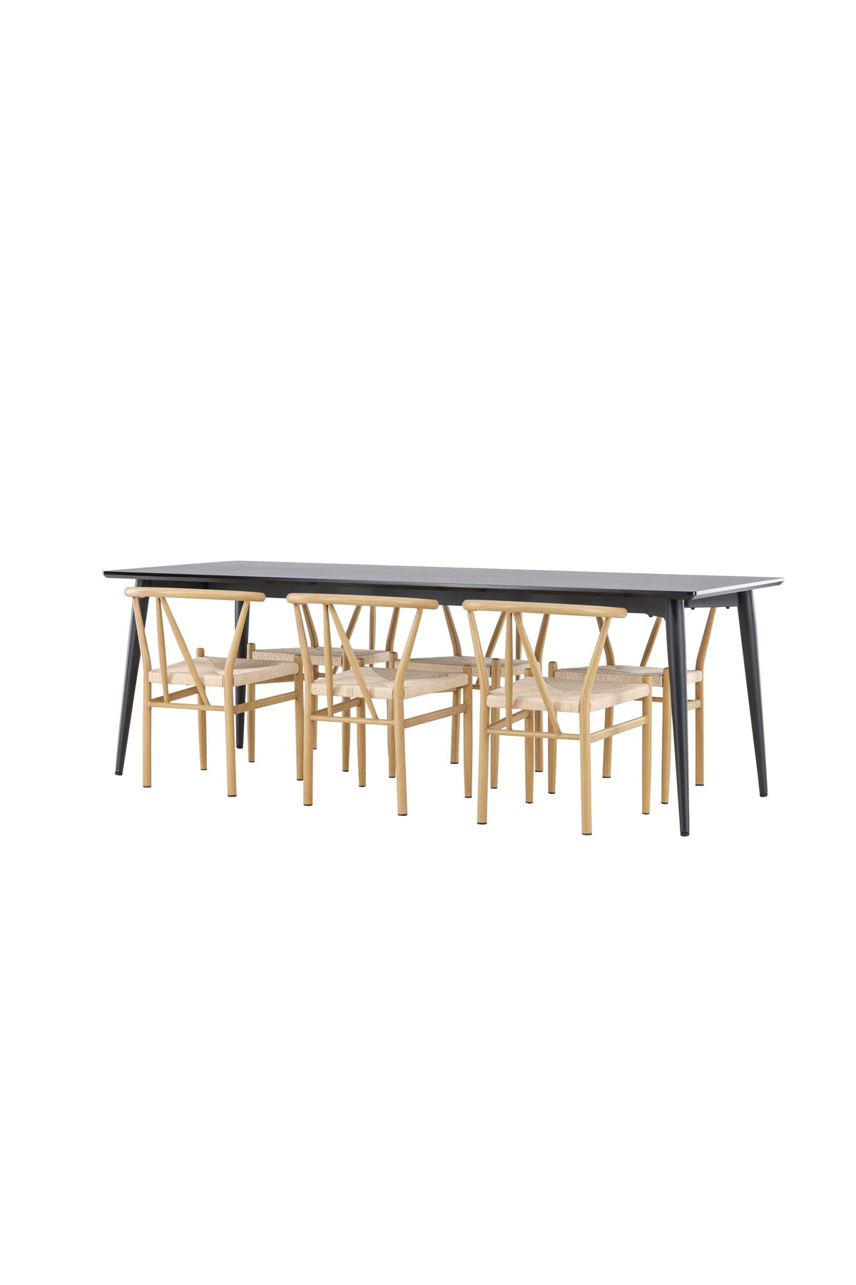 Ellis Esstisch mit Alfons Stühlen in  präsentiert im Onlineshop von KAQTU Design AG. Esszimmerset ist von Venture Home