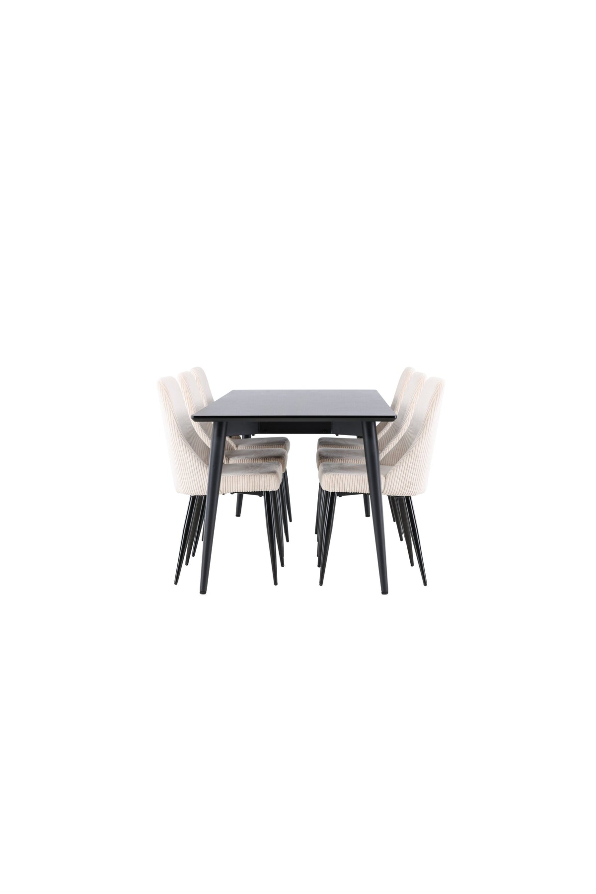 Ellis Esstisch mit Leone Stühlen in  präsentiert im Onlineshop von KAQTU Design AG. Esszimmerset ist von Venture Home