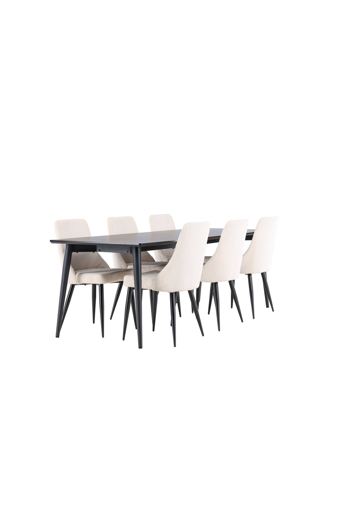 Ellis Esstisch mit Leone Stühlen in  präsentiert im Onlineshop von KAQTU Design AG. Esszimmerset ist von Venture Home