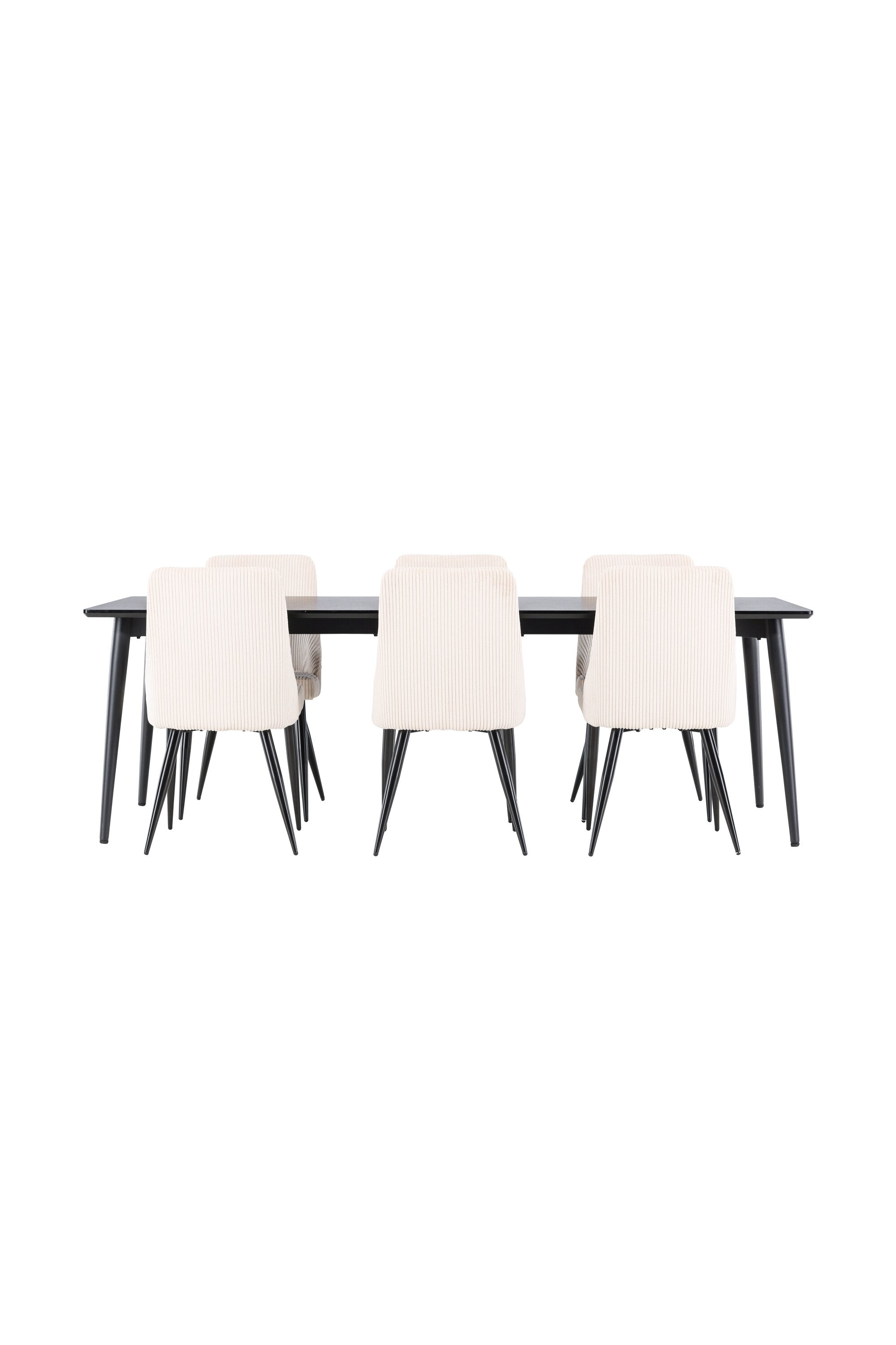 Ellis Esstisch mit Leone Stühlen in  präsentiert im Onlineshop von KAQTU Design AG. Esszimmerset ist von Venture Home