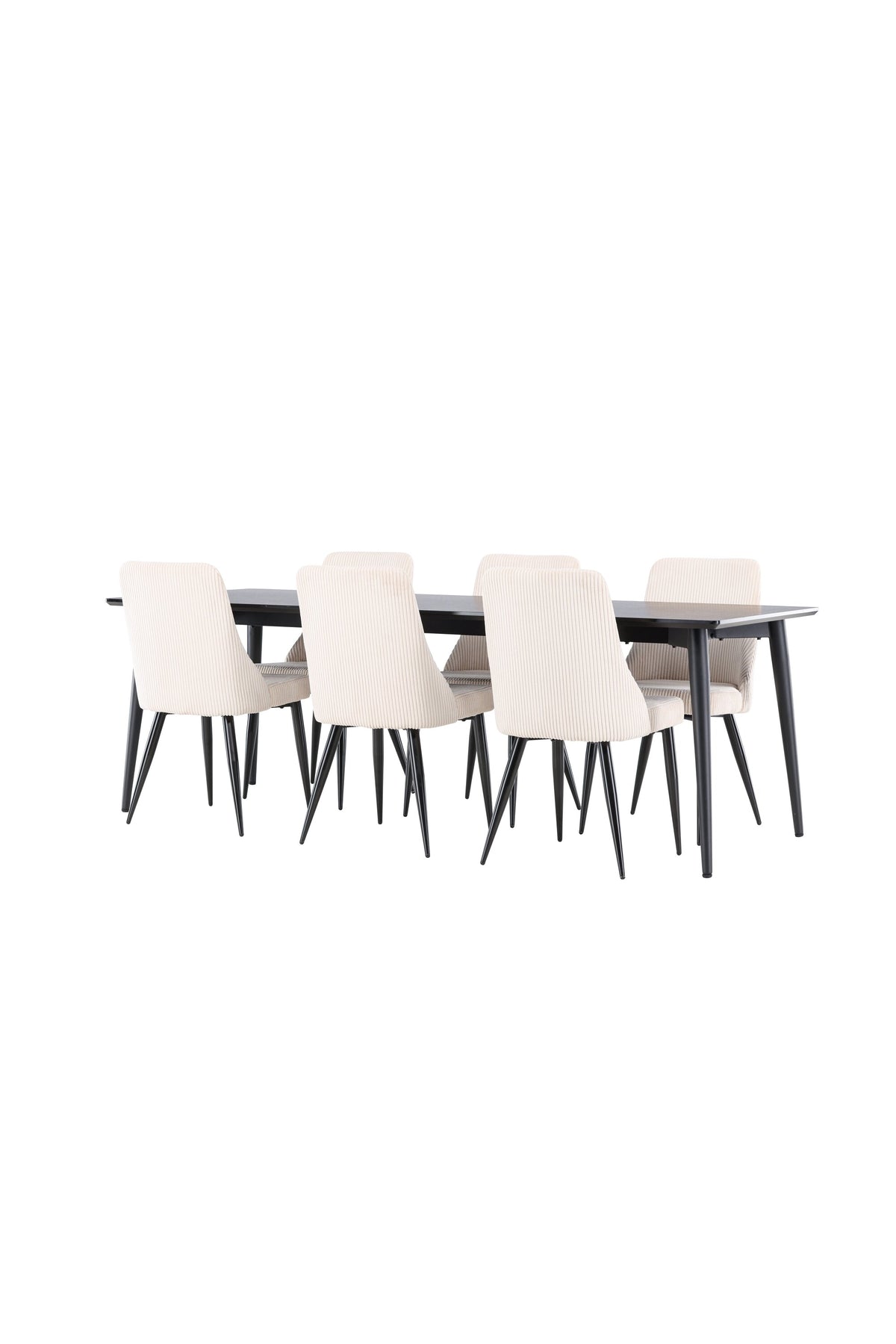 Ellis Esstisch mit Leone Stühlen in  präsentiert im Onlineshop von KAQTU Design AG. Esszimmerset ist von Venture Home