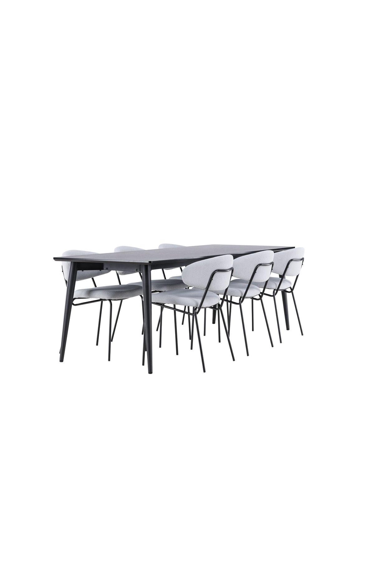Ellis Esstisch mit Chico Stühlen in  präsentiert im Onlineshop von KAQTU Design AG. Esszimmerset ist von Venture Home