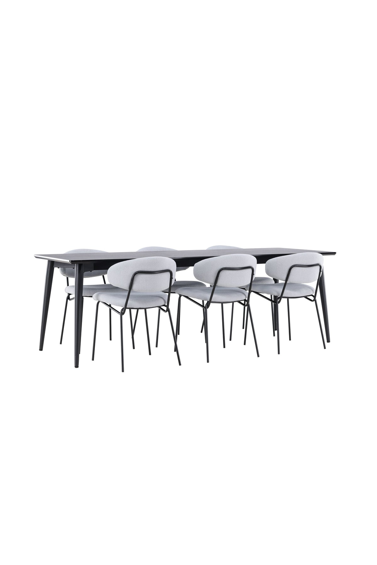 Ellis Esstisch mit Chico Stühlen in  präsentiert im Onlineshop von KAQTU Design AG. Esszimmerset ist von Venture Home
