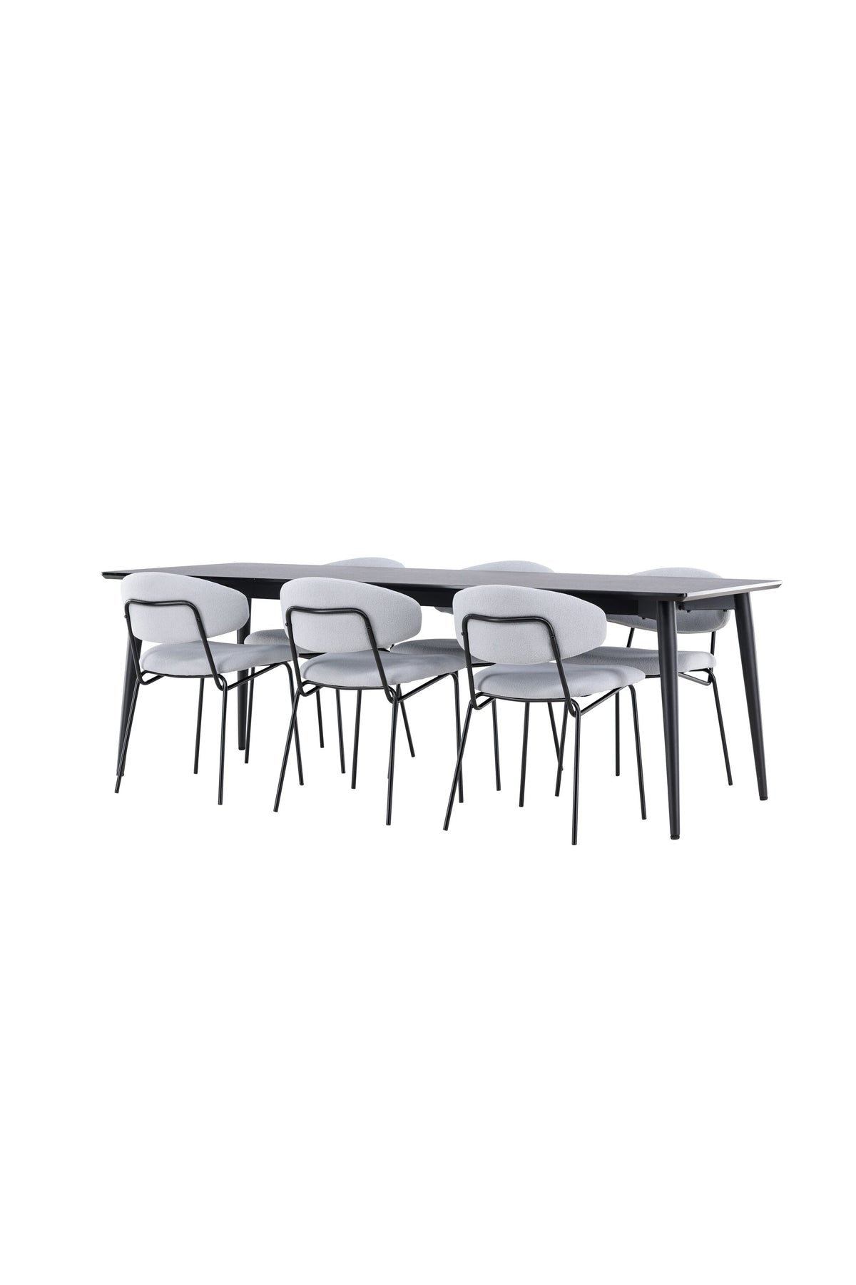 Ellis Esstisch mit Chico Stühlen in  präsentiert im Onlineshop von KAQTU Design AG. Esszimmerset ist von Venture Home