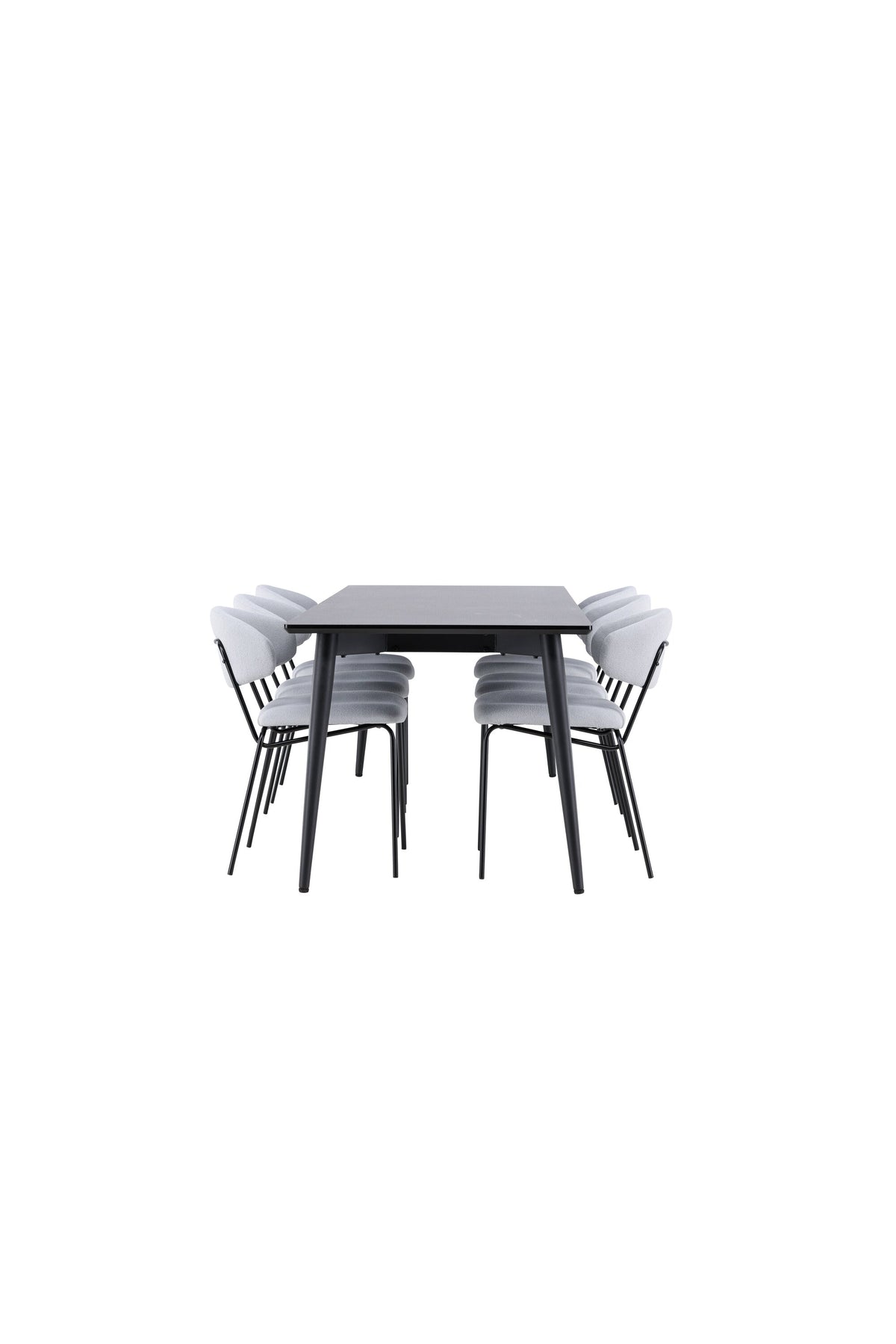 Ellis Esstisch mit Chico Stühlen in  präsentiert im Onlineshop von KAQTU Design AG. Esszimmerset ist von Venture Home