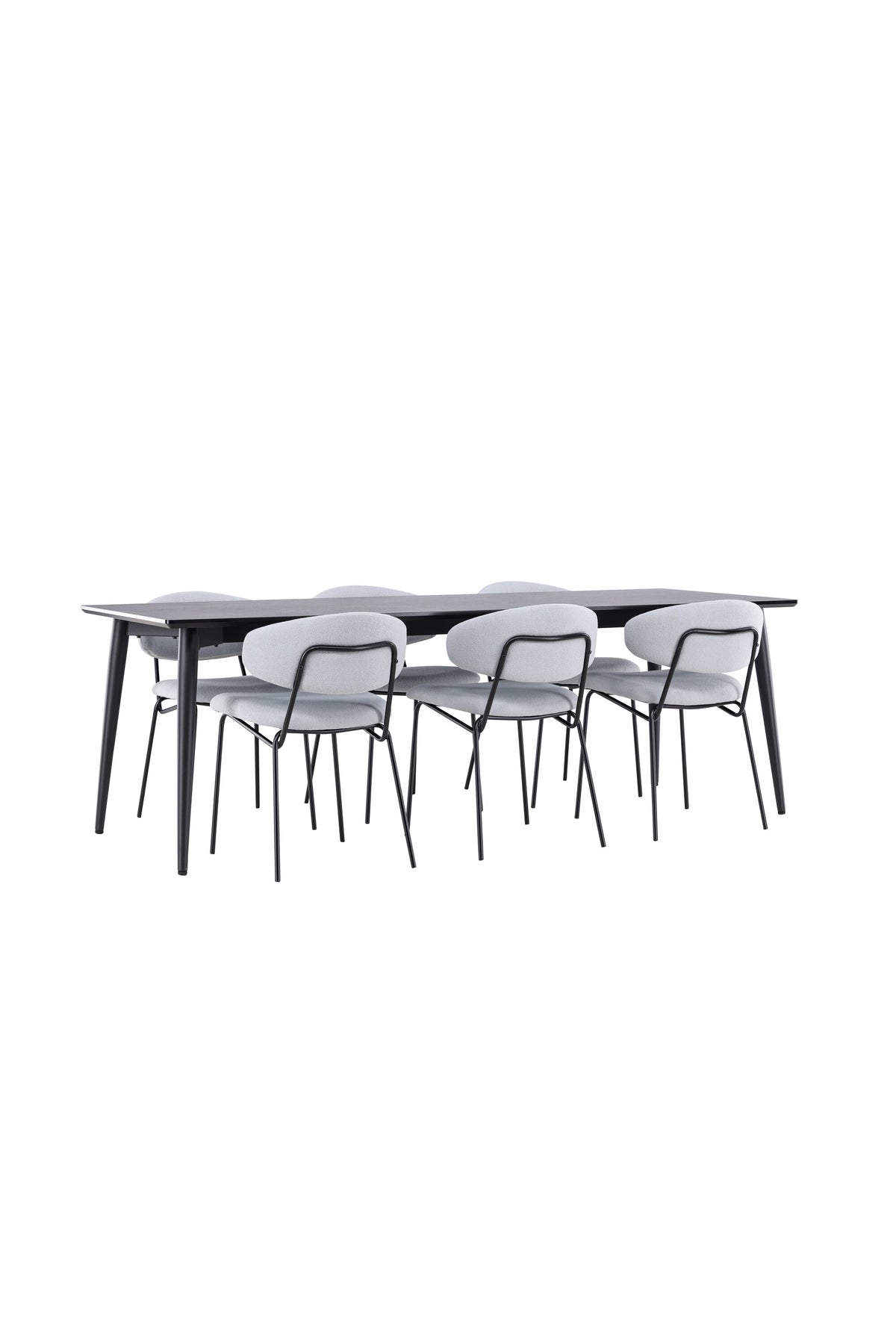Ellis Esstisch mit Chico Stühlen in  präsentiert im Onlineshop von KAQTU Design AG. Esszimmerset ist von Venture Home