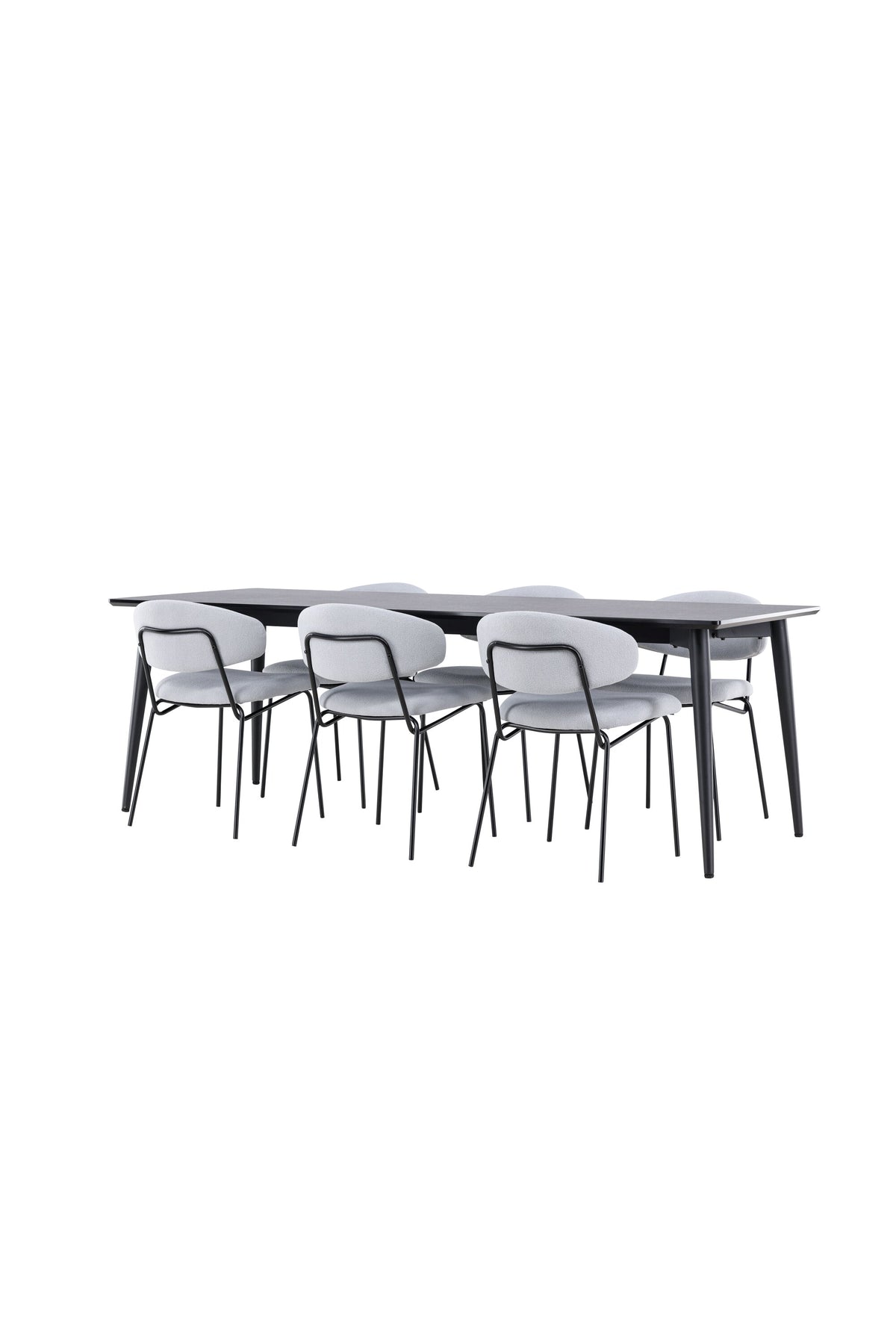 Ellis Esstisch mit Chico Stühlen in  präsentiert im Onlineshop von KAQTU Design AG. Esszimmerset ist von Venture Home